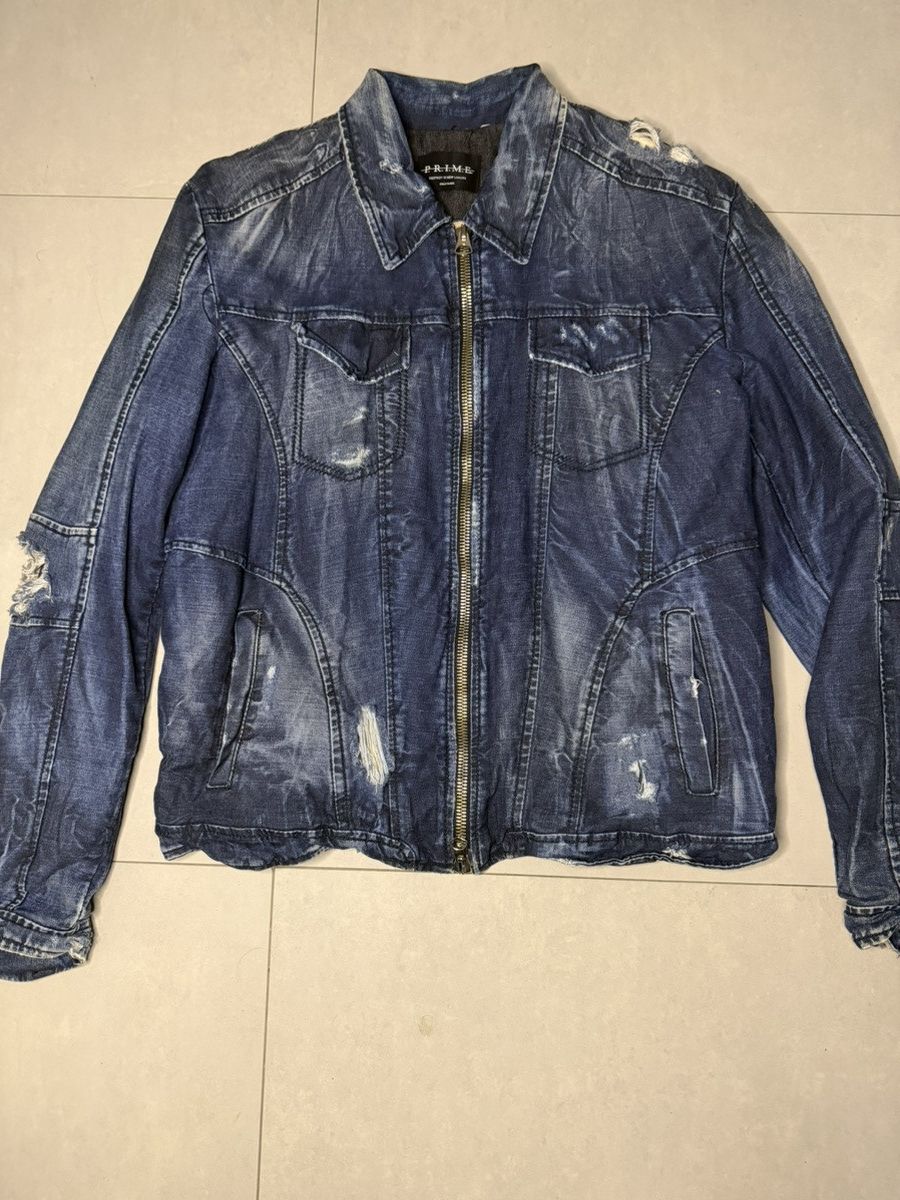 Other Italian Denim Jacket with Sherpa Lining Size US XL / EU 56 / 4 - 1 Thumbnail