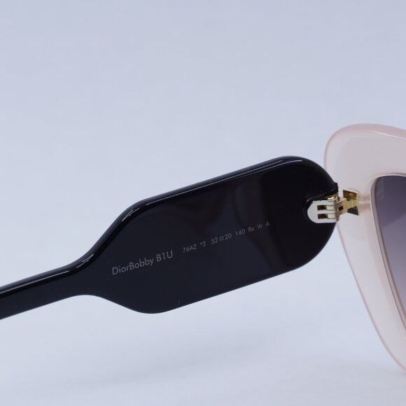 Dior 🕶️ New Dior DIORBOBBY B1U 76A2 Sunglasses - Pink Frame Size ONE SIZE - 8 Thumbnail