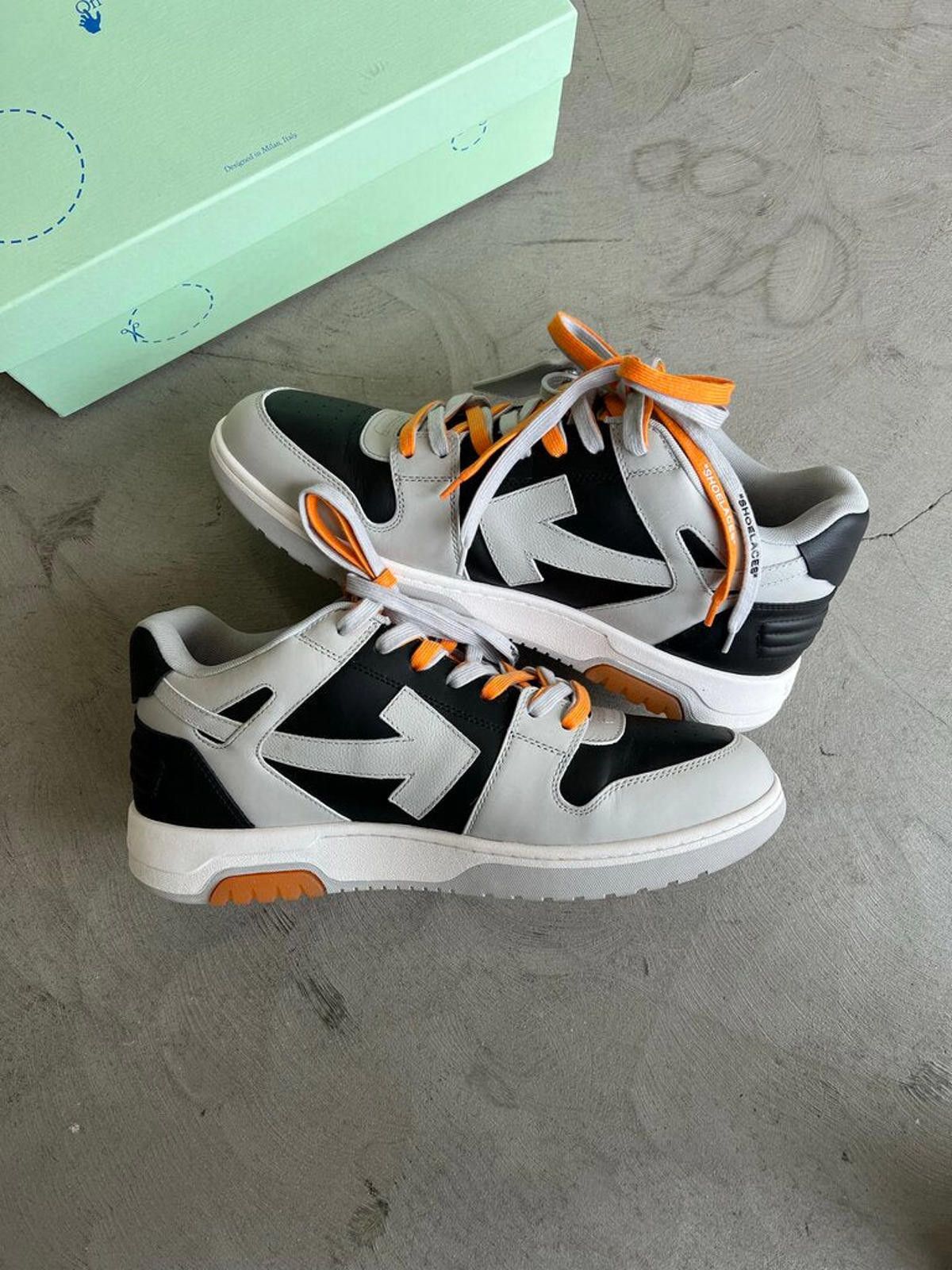 Off-White Off-White Out-Of-Office Sneaker Grey/Black Sz. 47 Size US 14 / EU 47 - 2 Thumbnail