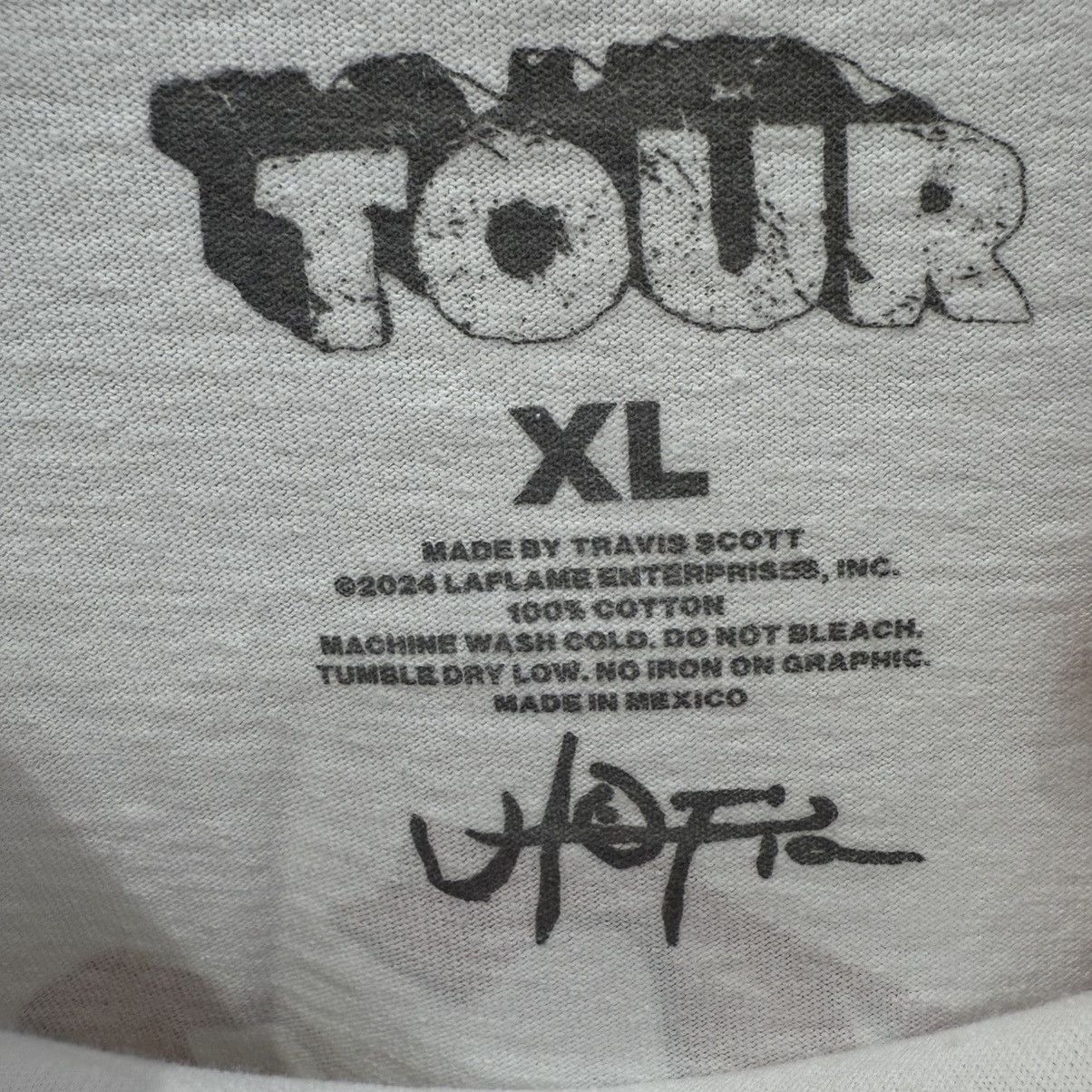 Travis Scott Travis Scott Utopia Circus Maximus Euro Tour Tee White Size US XL / EU 56 / 4 - 3 Thumbnail