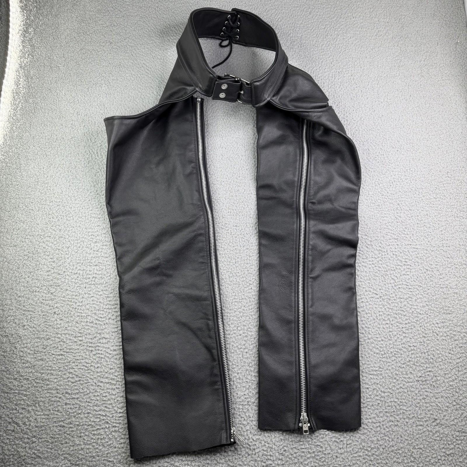 Vanson Leathers Vanson Leather Chaps 30 x 30 Western Motorcycle USA Size 23" - 12 Thumbnail