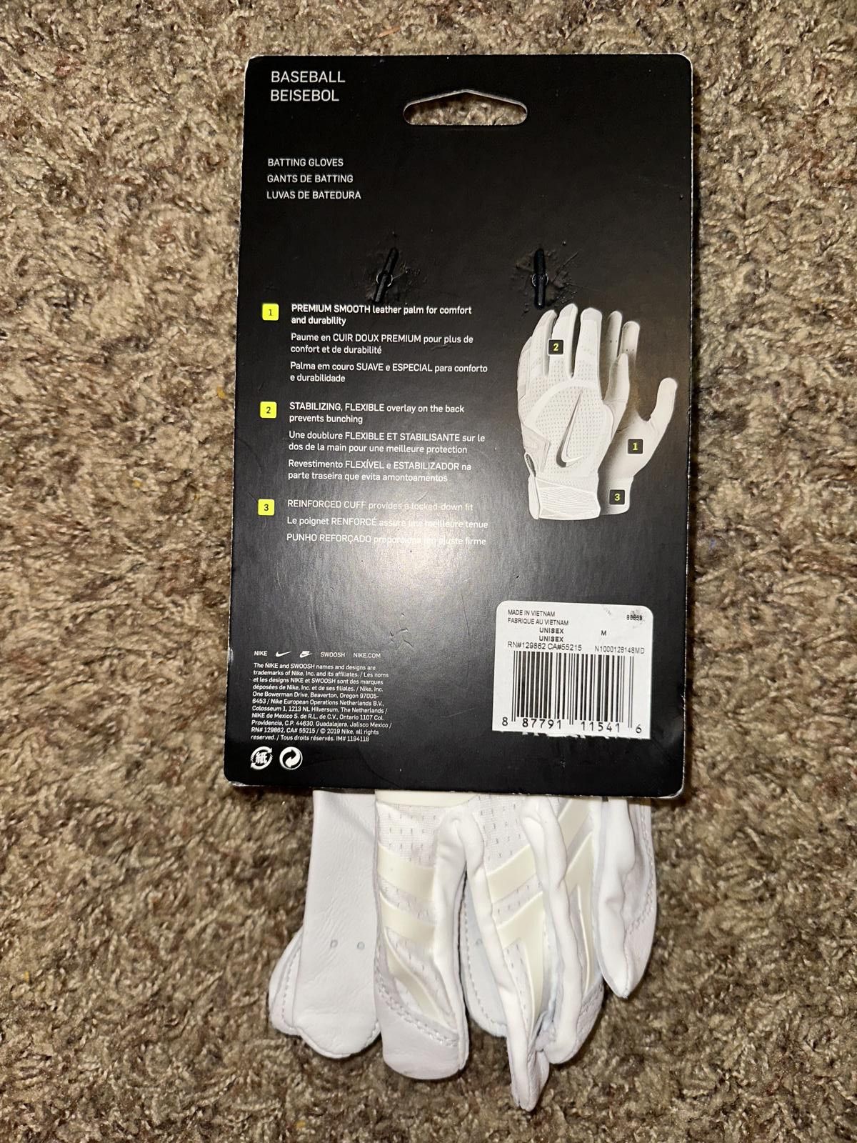 Nike Nike Alpha Huarache Elite Batting Gloves Size ONE SIZE - 10 Thumbnail