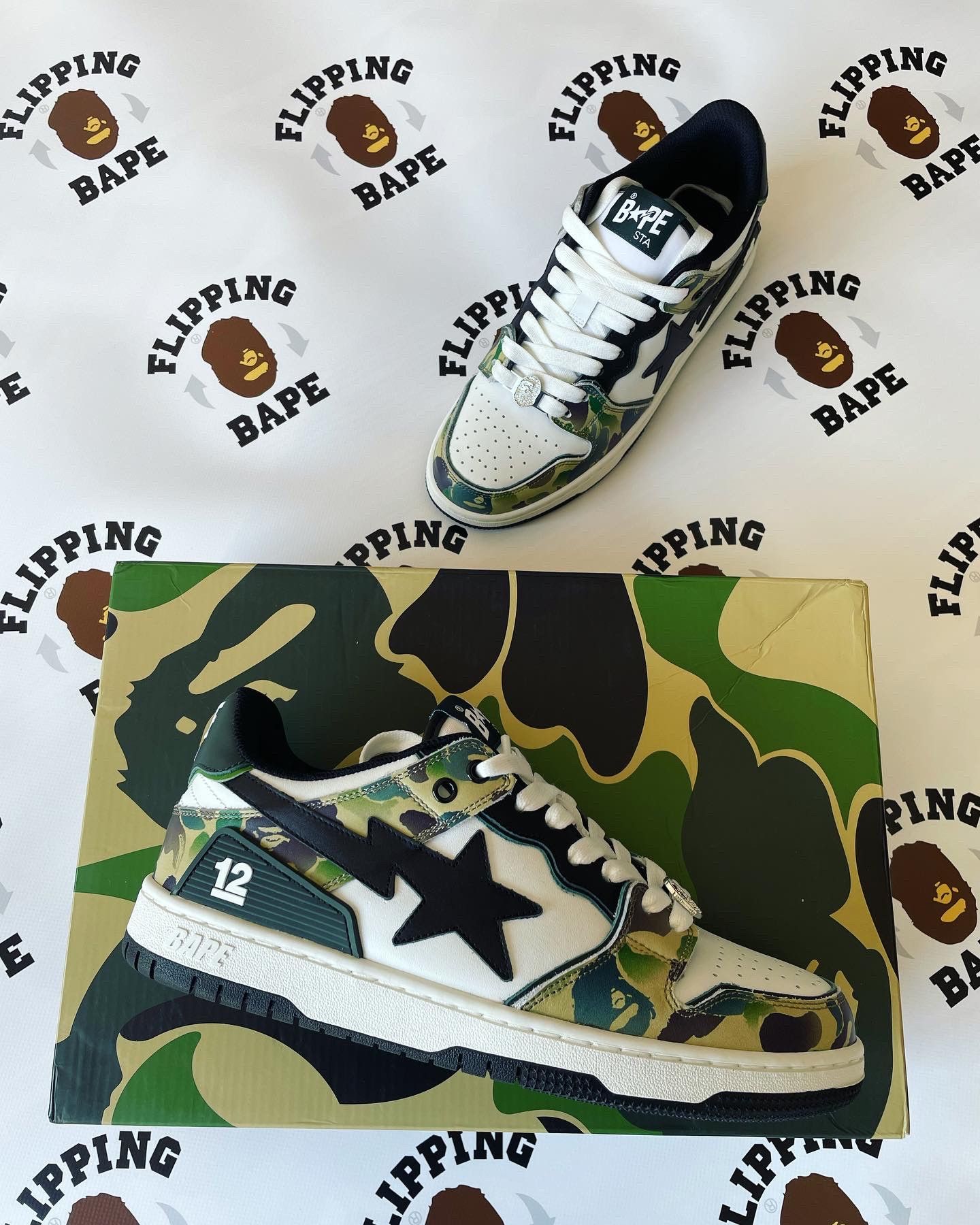 Bape BAPE CHINA 12th ANNIVERSARY SK8STA Size US 9 / EU 42 - 2 Thumbnail