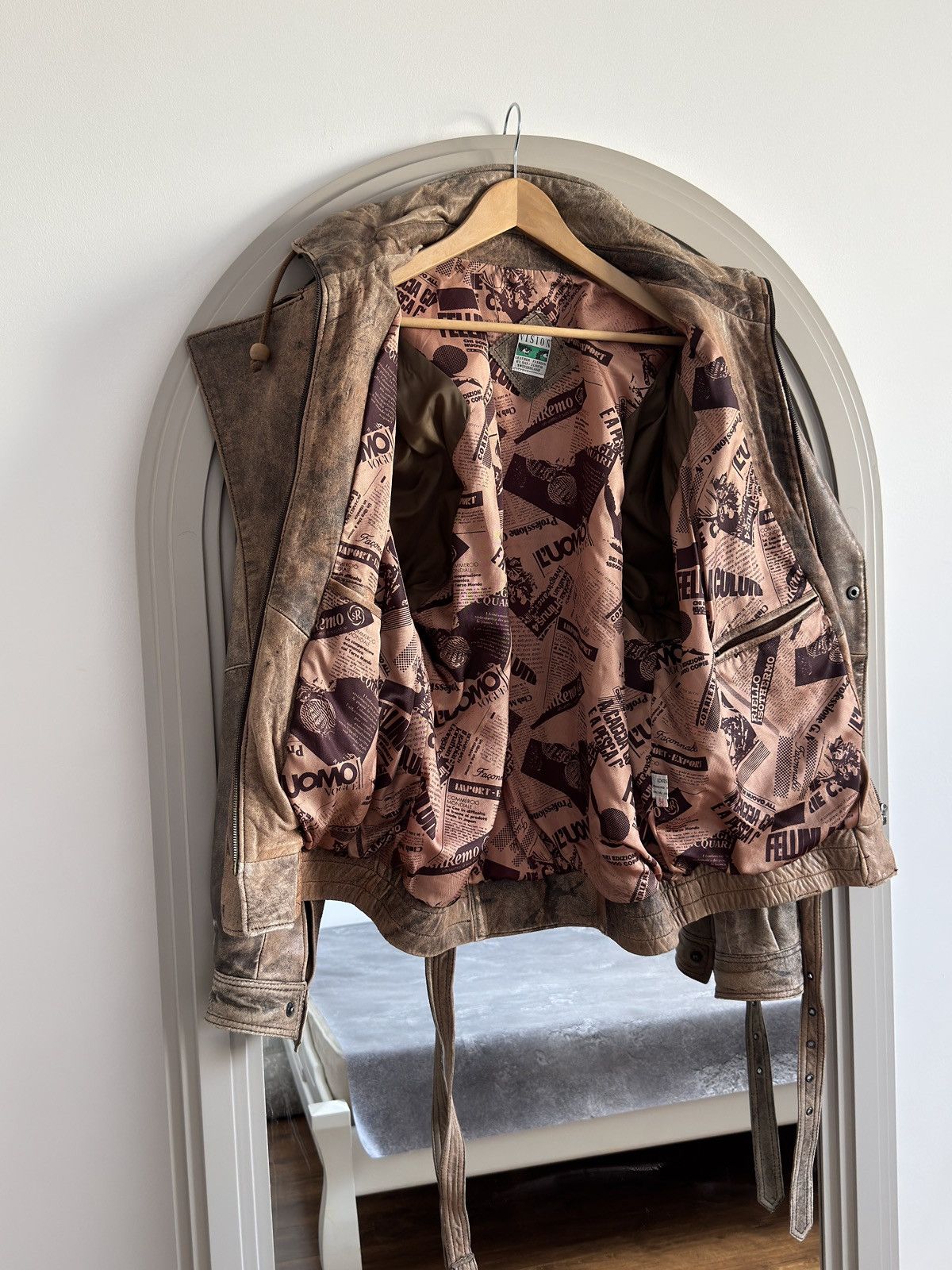 If Six Was Nine Vintage Maison Margieala Style Genuine Leather Biker Jacket Size US L / EU 52-54 / 3 - 4 Thumbnail