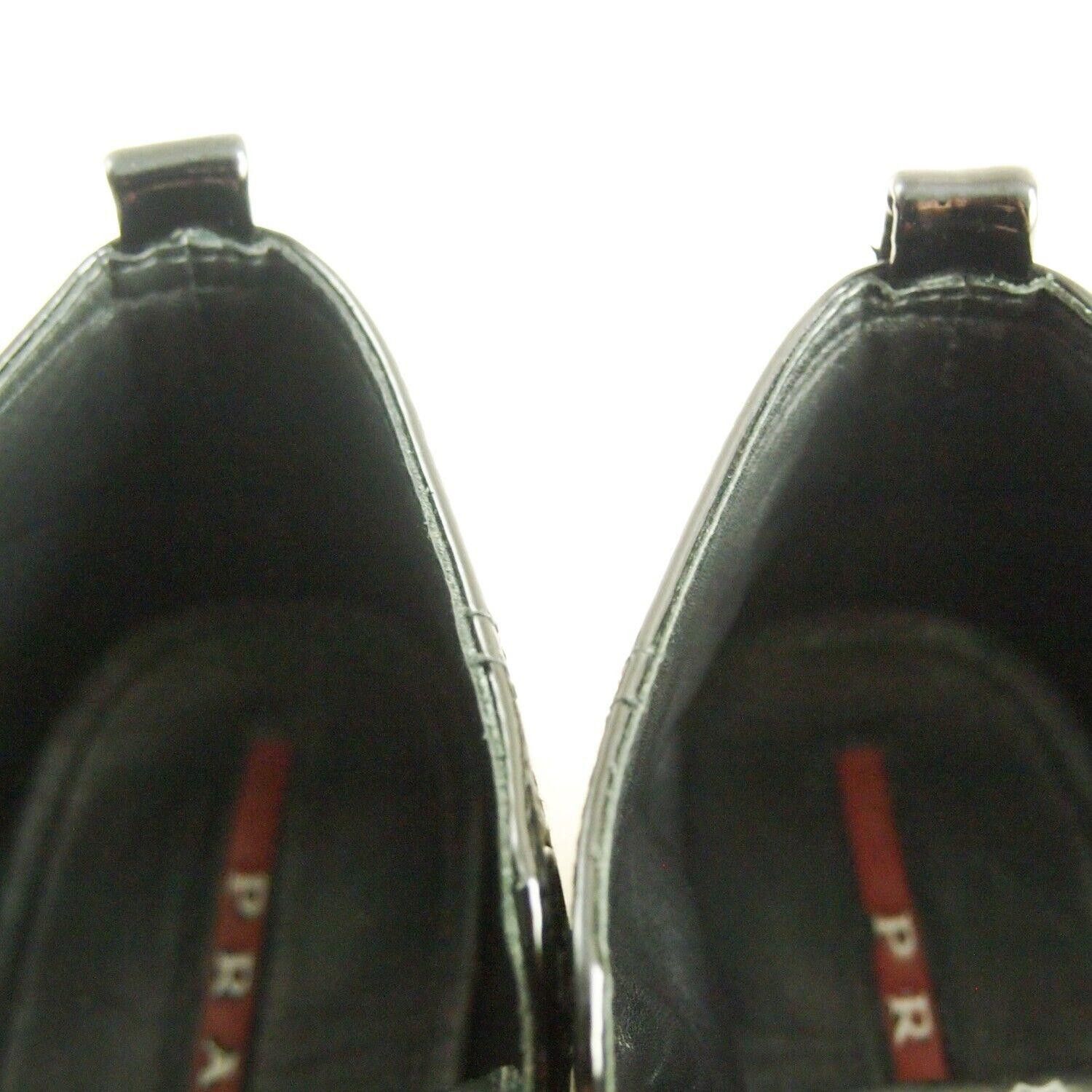 Prada Prada High Top Sneakers 3T4998 Black Womens EU 38 US 8 Size US 8 / IT 38 - 7 Thumbnail