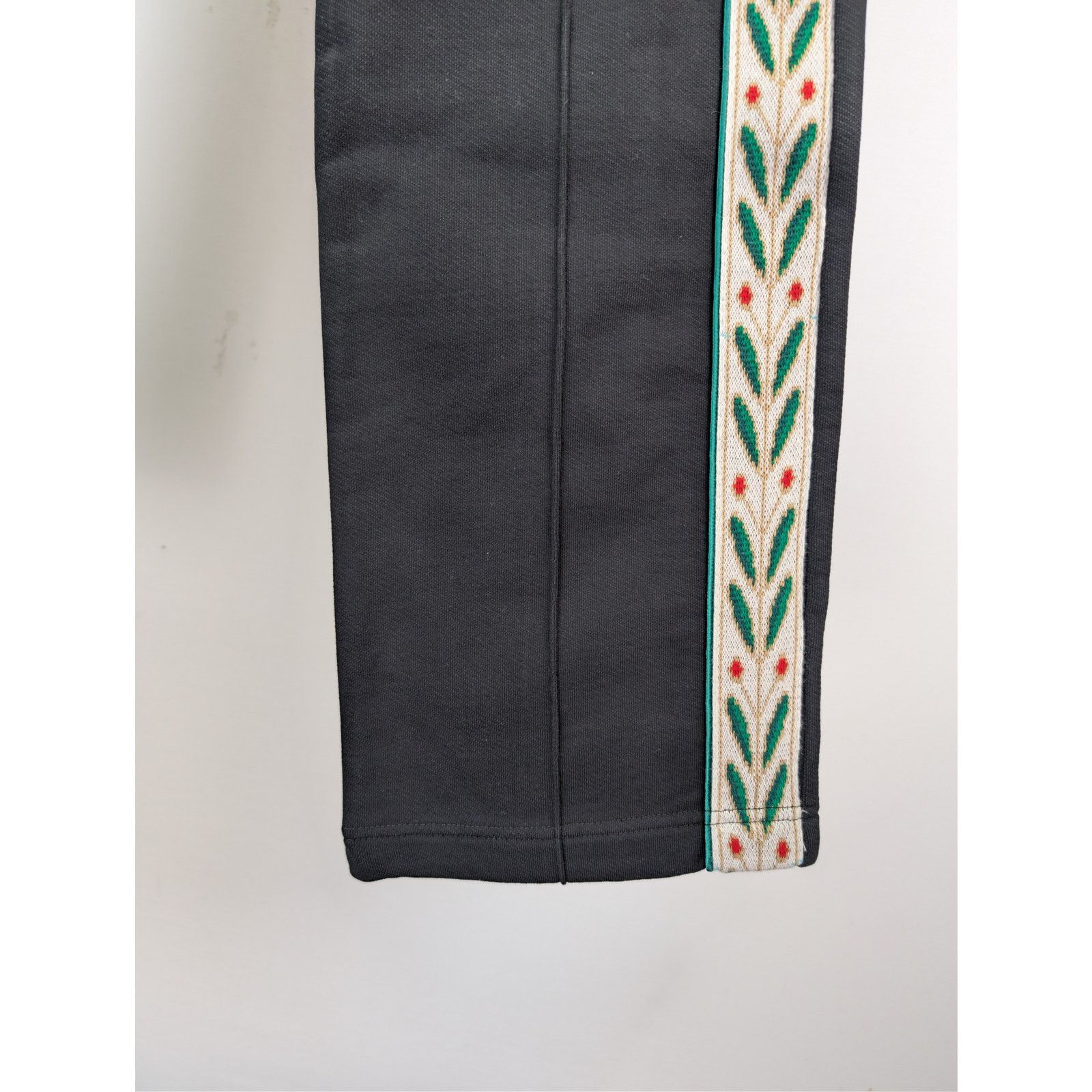 Casablanca o1rshd1 Black Loopback Laurel Tape Panelled Sweatpants Size US 30 / EU 46 - 9 Thumbnail