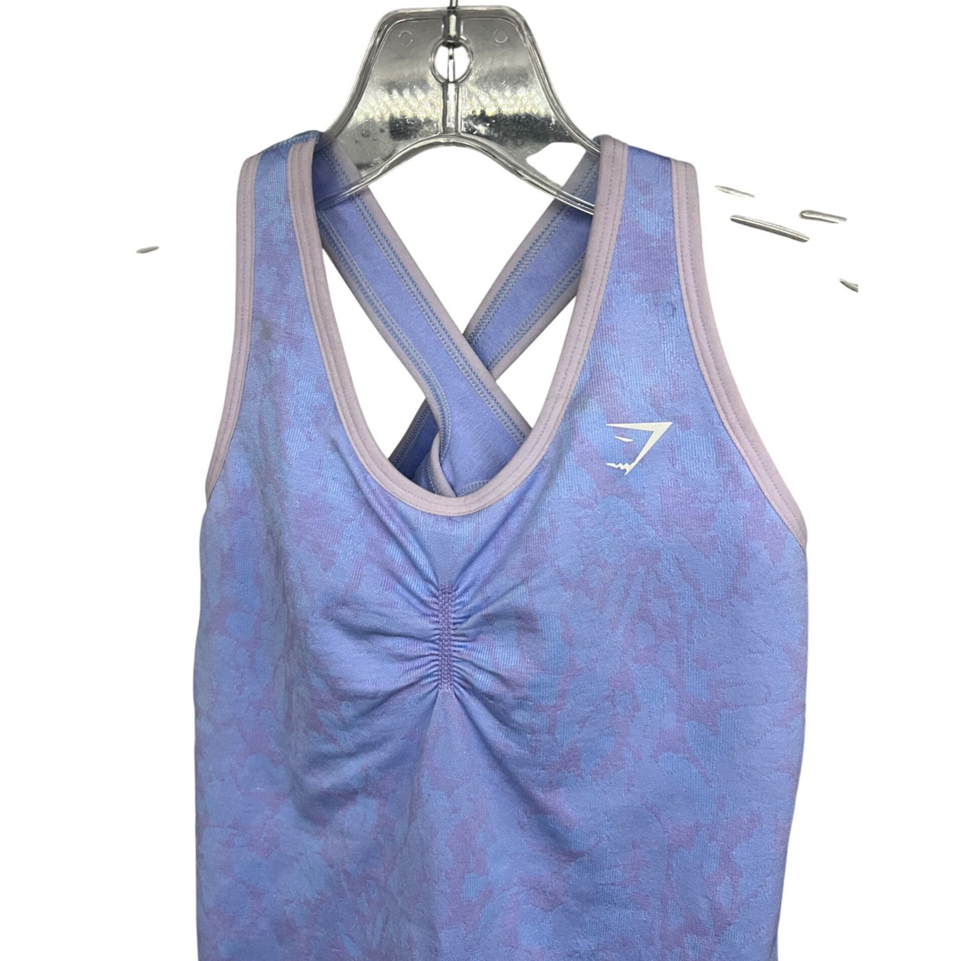 Gymshark Gymshark Womens Blue Purple Tie Dye One Piece Activewear Uni Size S / US 4 / IT 40 - 3 Thumbnail