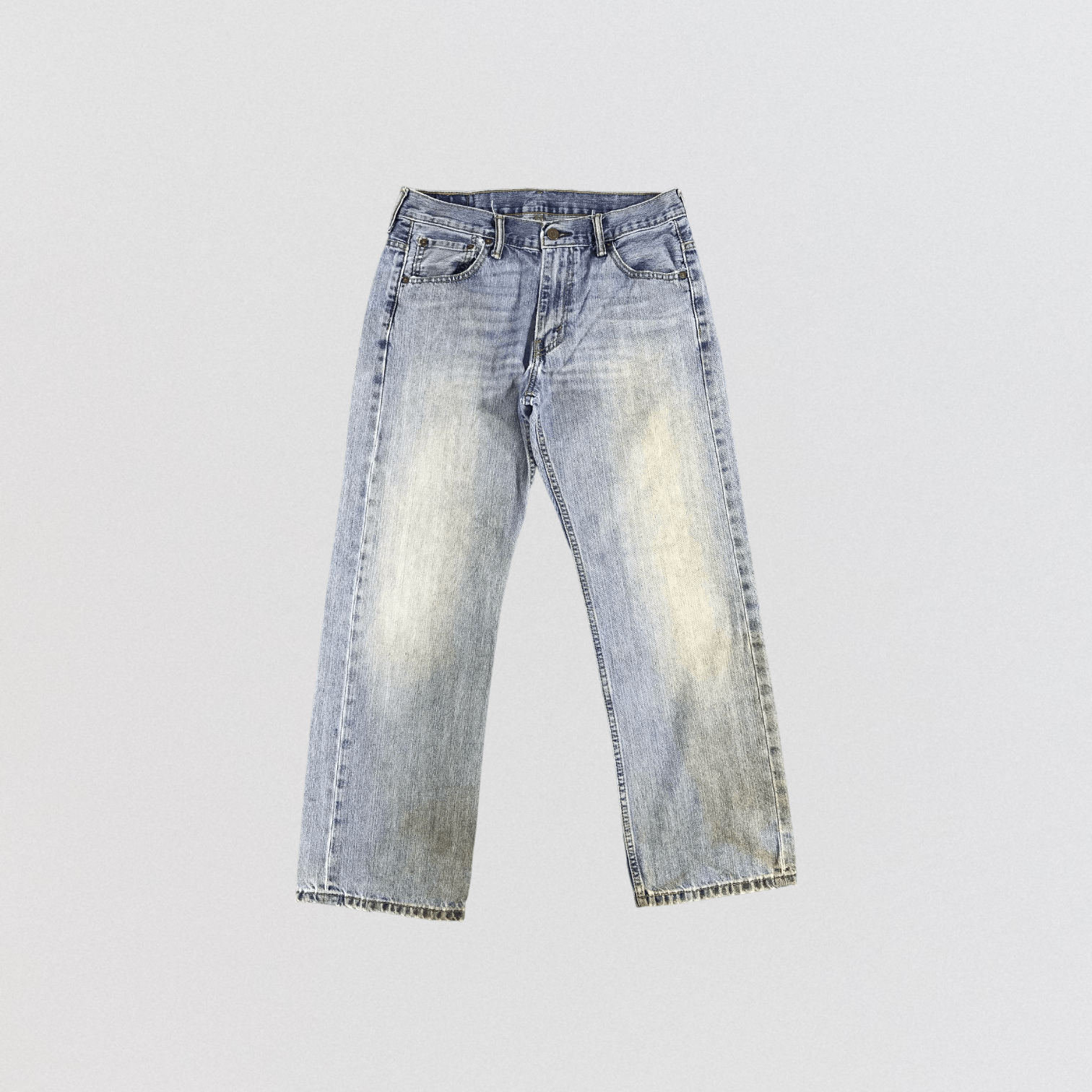 image of Light Wash Levis 565 Jeans-Jm1259 in Blue, Men's (Size 32)