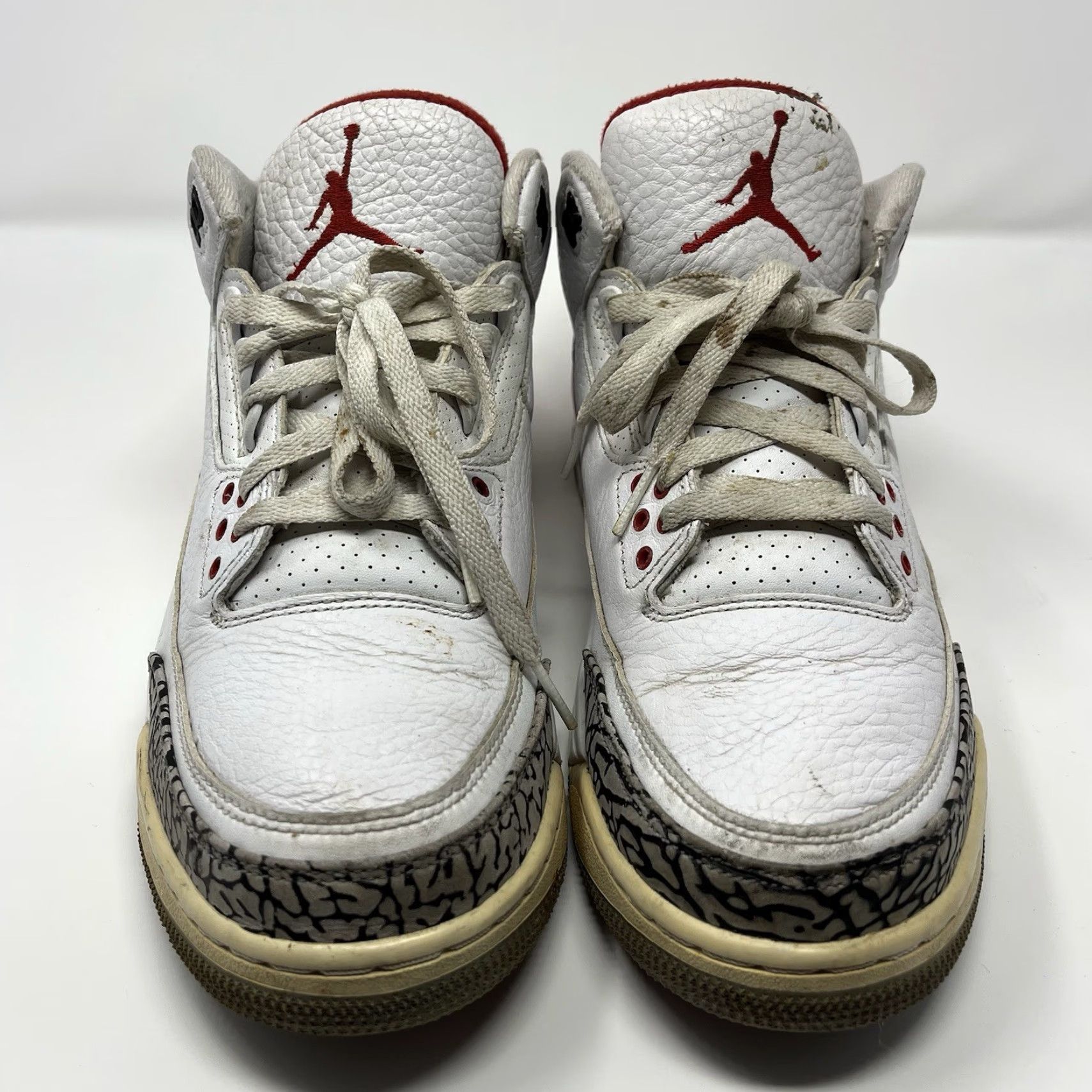 Jordan Brand Nike Air Jordan 3 Retro Hall of Fame Sneaker Mens Size 10.5 White 136064-116 2018 Shoes Leather Retro 3 Jordan Size ONE SIZE - 3 Thumbnail