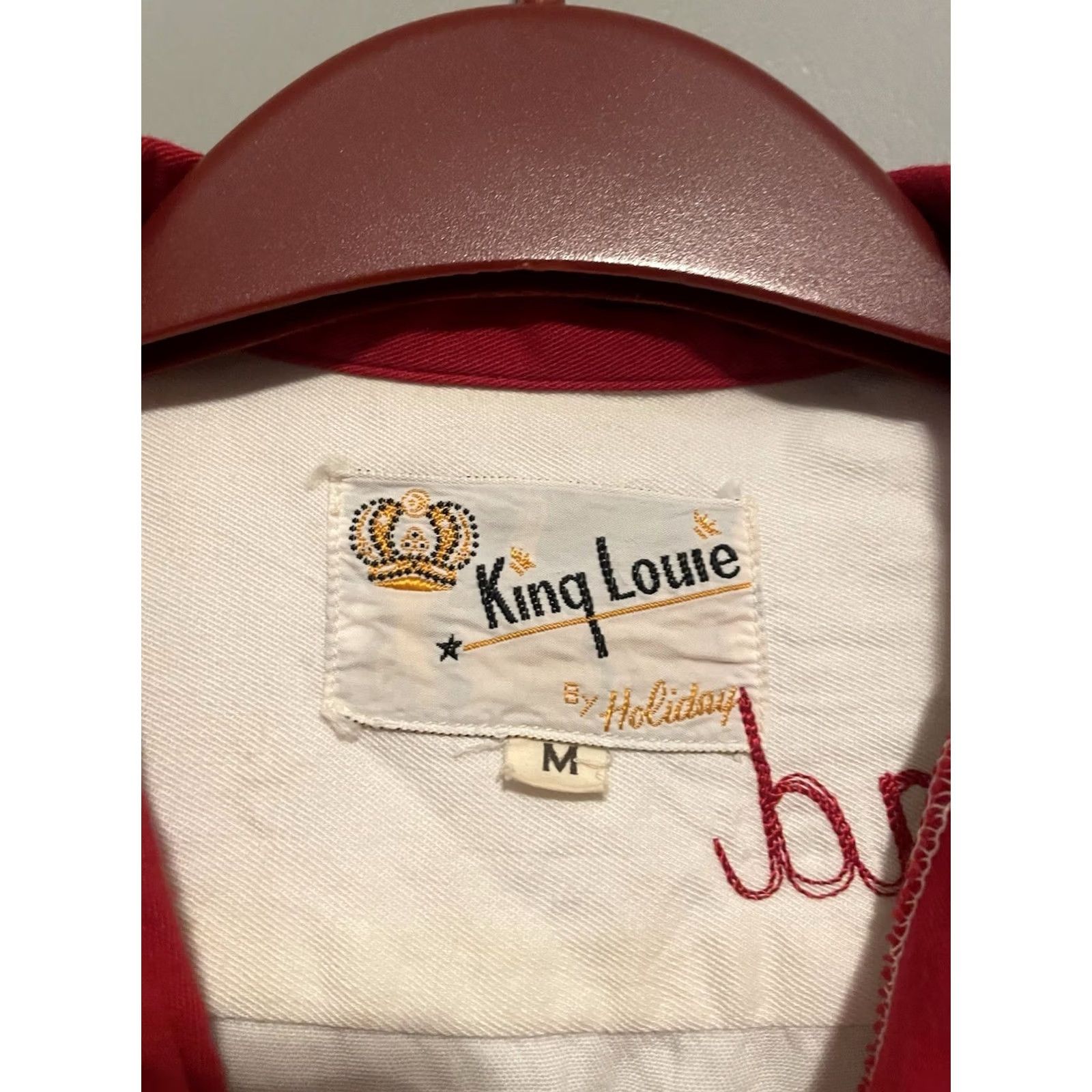 Vintage VINTAGE King Louie Bowling Shirt Mens M White 60s 70s Rockabilly Polycotton Humphries Motorsales A508 Size US M / EU 48-50 / 2 - 6 Thumbnail