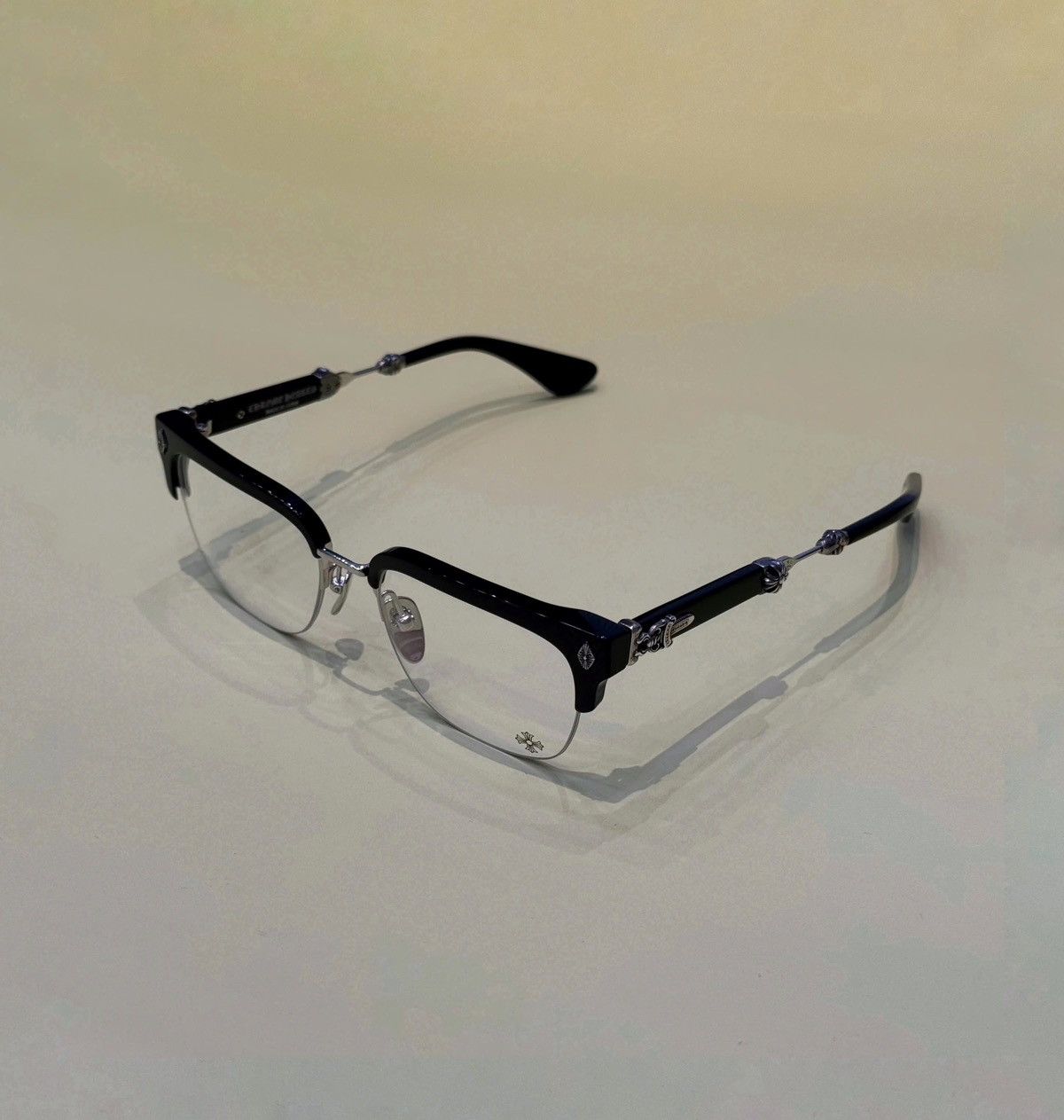 Chrome Hearts CHROME HEARTS EVAGILIST BLACK/SHINY SILVER Size ONE SIZE - 1 Thumbnail