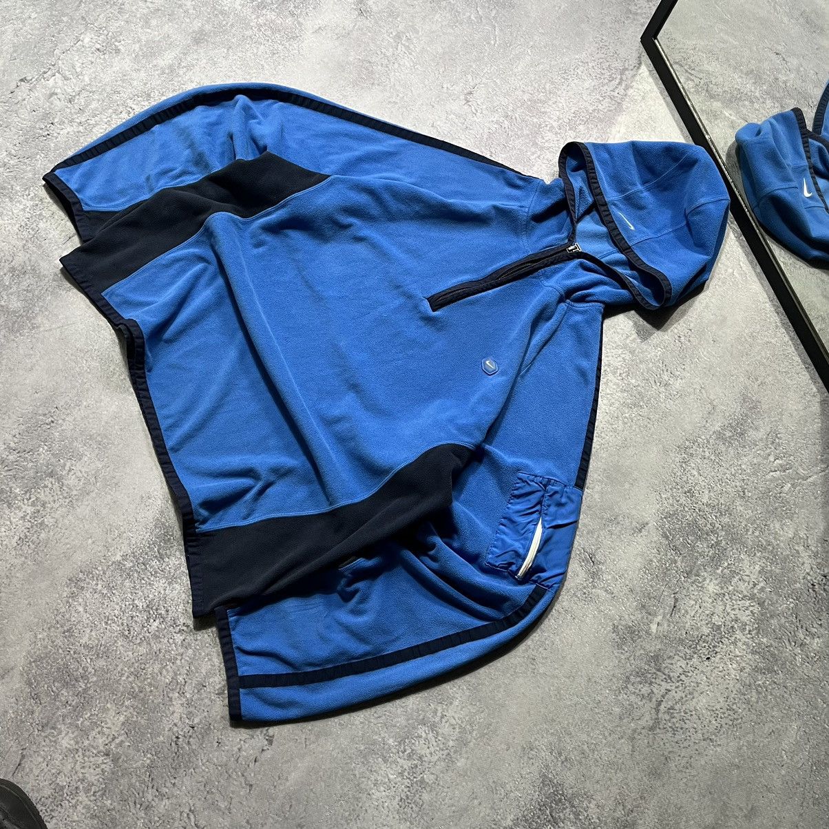Nike 90s Nike Swoosh Vintage Gorpcore Fleece Retro Jacket Size US XXL / EU 58 / 5 - 2 Thumbnail