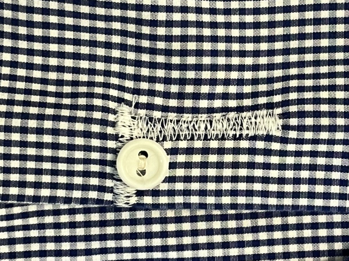 Prada Prada Milano Gingham Check Shirt — Navy Blue/White Size US L / EU 52-54 / 3 - 8 Thumbnail