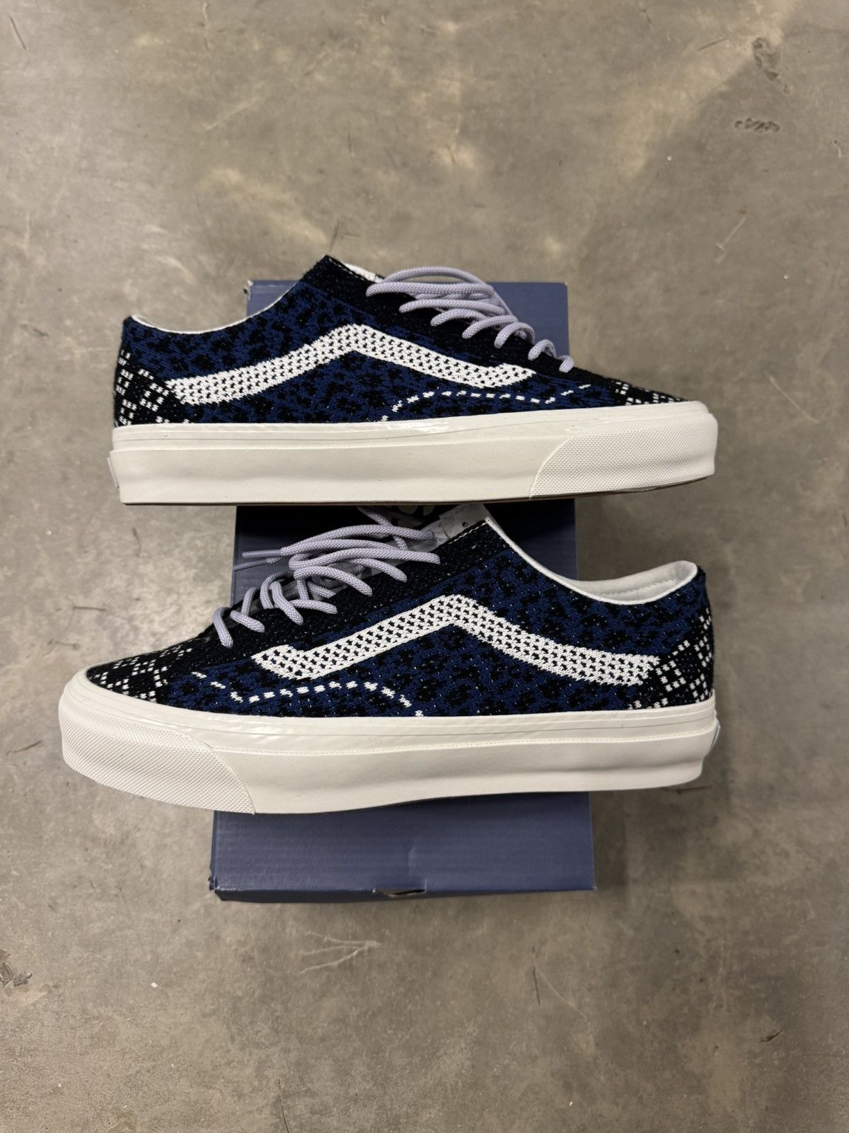 Vans Vans Old Skool Premium Knit Pack Cheetah Navy Blue Size 10 Size US 10 / EU 43 - 2 Thumbnail