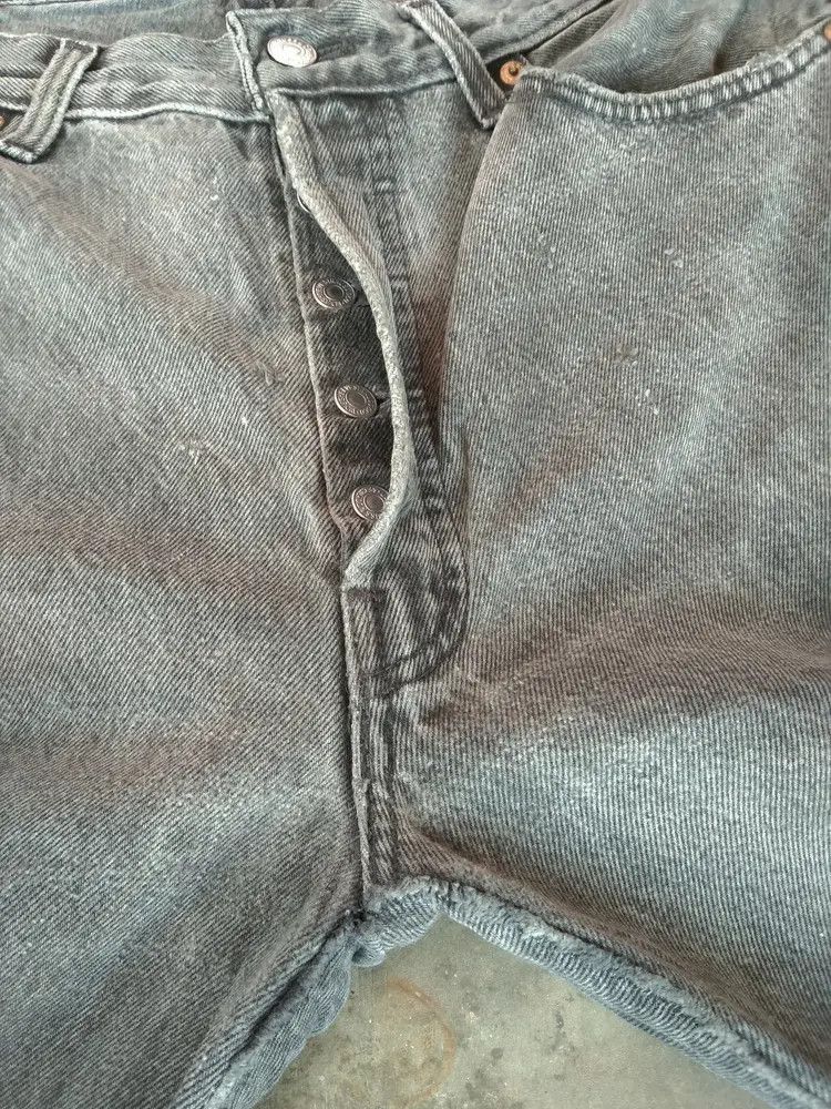Levi's 90s Vintage Levi's 501 Made In USA Straight Leg Jeans 34x29 Size US 34 / EU 50 - 5 Thumbnail