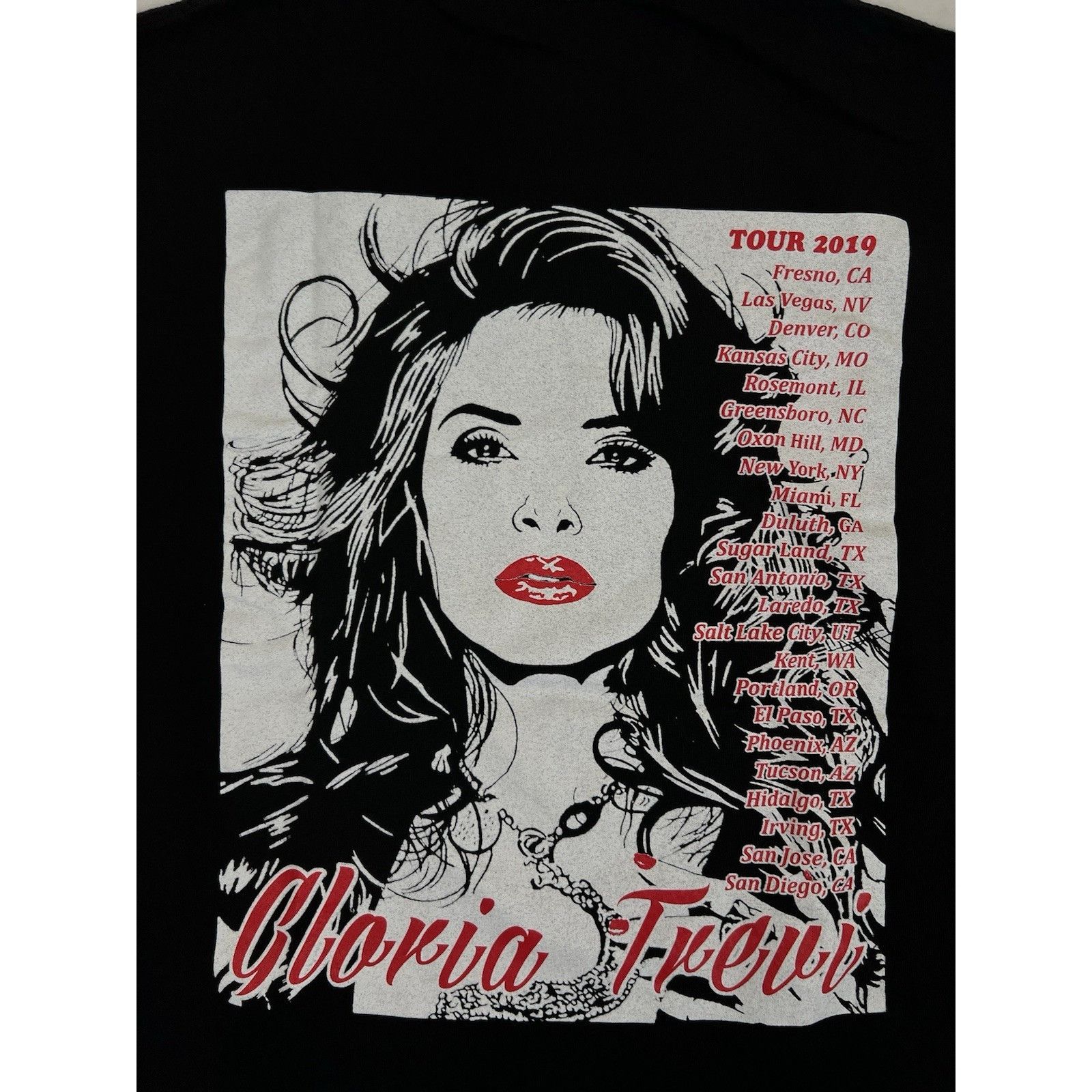 Other Gloria Trevi T-Shirt Size Large 2019 Tour Merch Retro Double Size US L / EU 52-54 / 3 - 8 Thumbnail