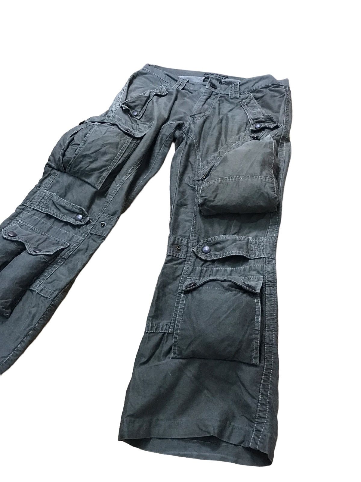 If Six Was Nine × Japanese Brand × KMRii HALB TACTICAL POCKET CARGO PANT Size US 32 / EU 48 - 1 Thumbnail