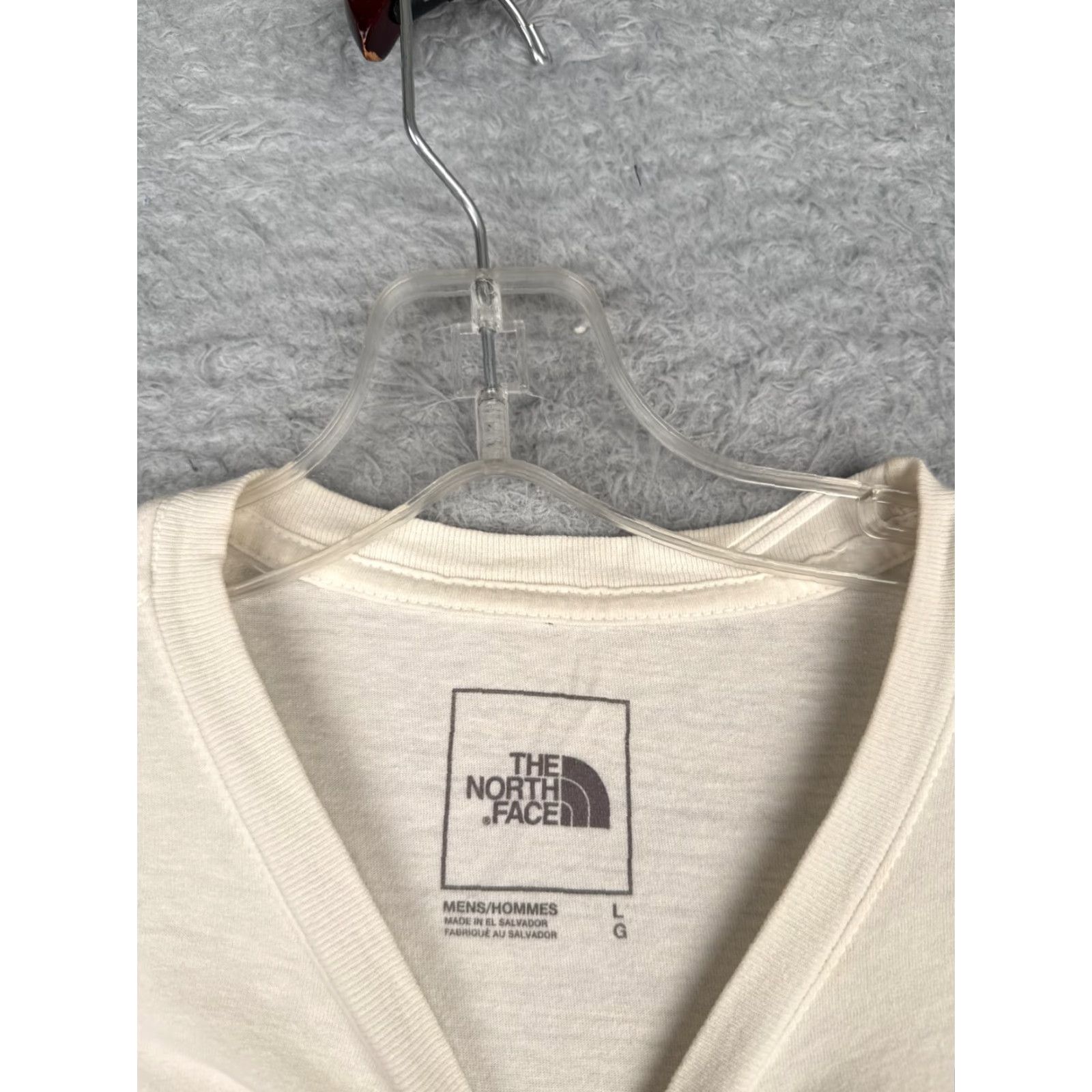 The North Face The North Face Shirt Men Large White Short Sleeve Crew Cotton Breathable Logo Size US L / EU 52-54 / 3 - 7 Thumbnail