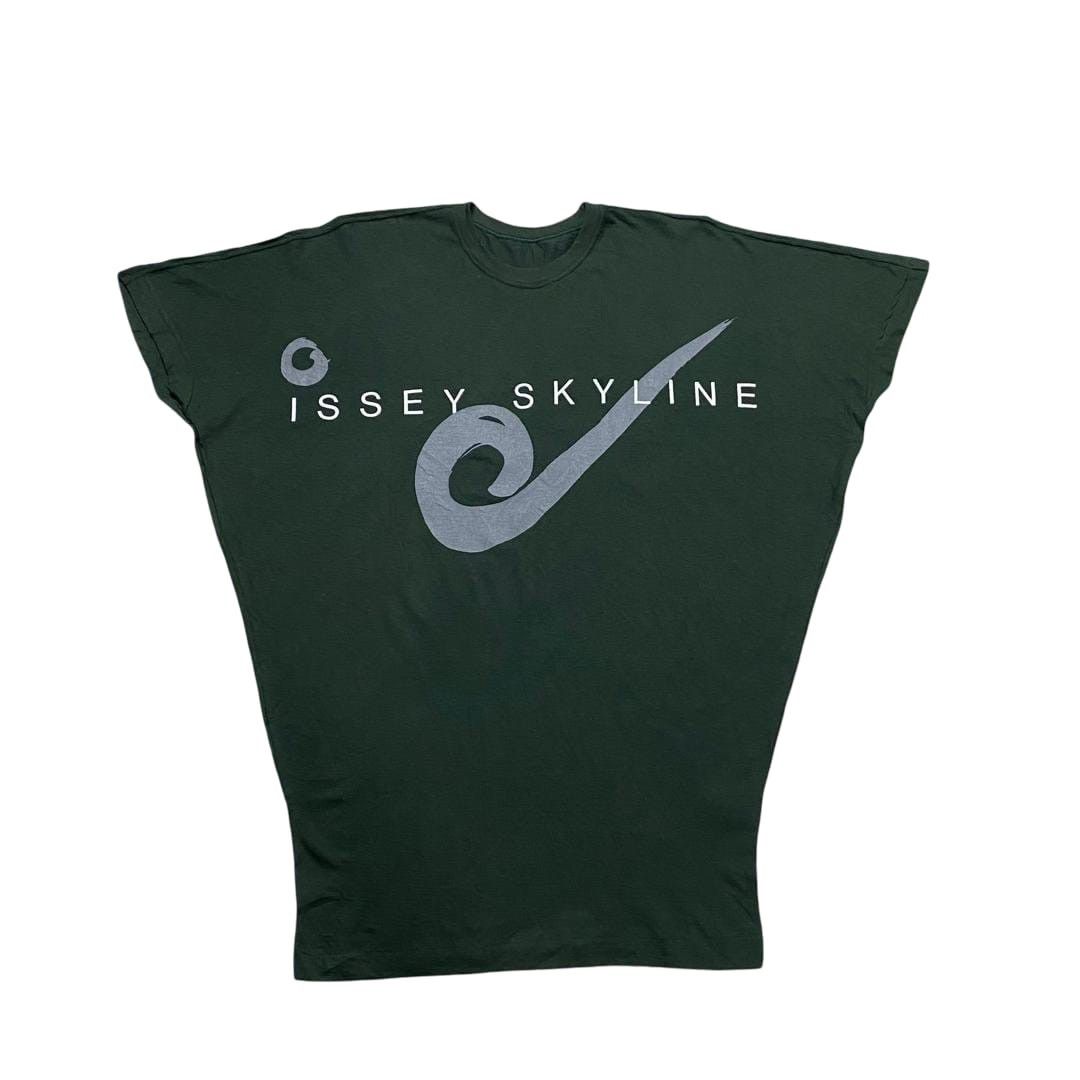 Issey Miyake Vintage 80s ISSEY SKYLINE By Issey MiyakeShort Sleeve Tshirt Size US L / EU 52-54 / 3 - 1 Thumbnail