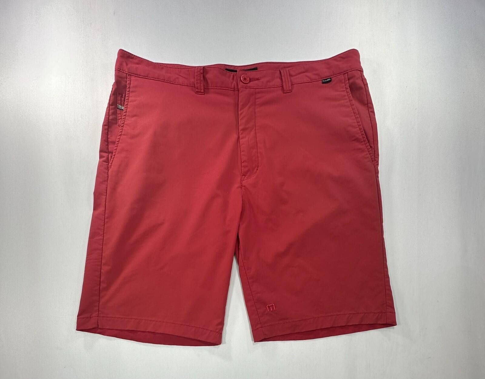 Nike Travis Mathew Flat Front Chino Shorts Red Mens 40 Size US 40 / EU 56 - 1 Thumbnail