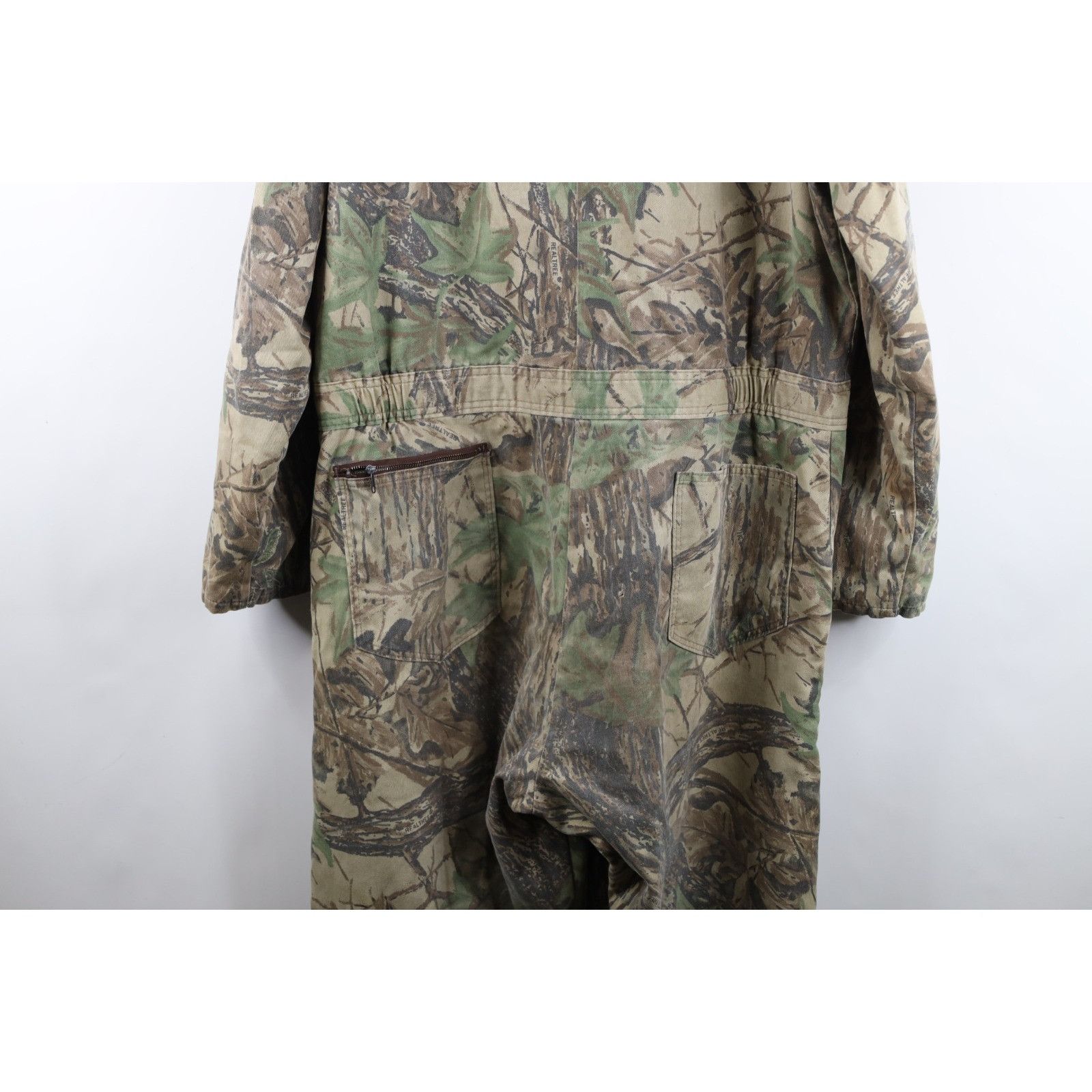 Vintage Vintage 90s Streetwear Quilted Realtree Camouflage Coveralls Size US 42 / EU 58 - 17 Thumbnail