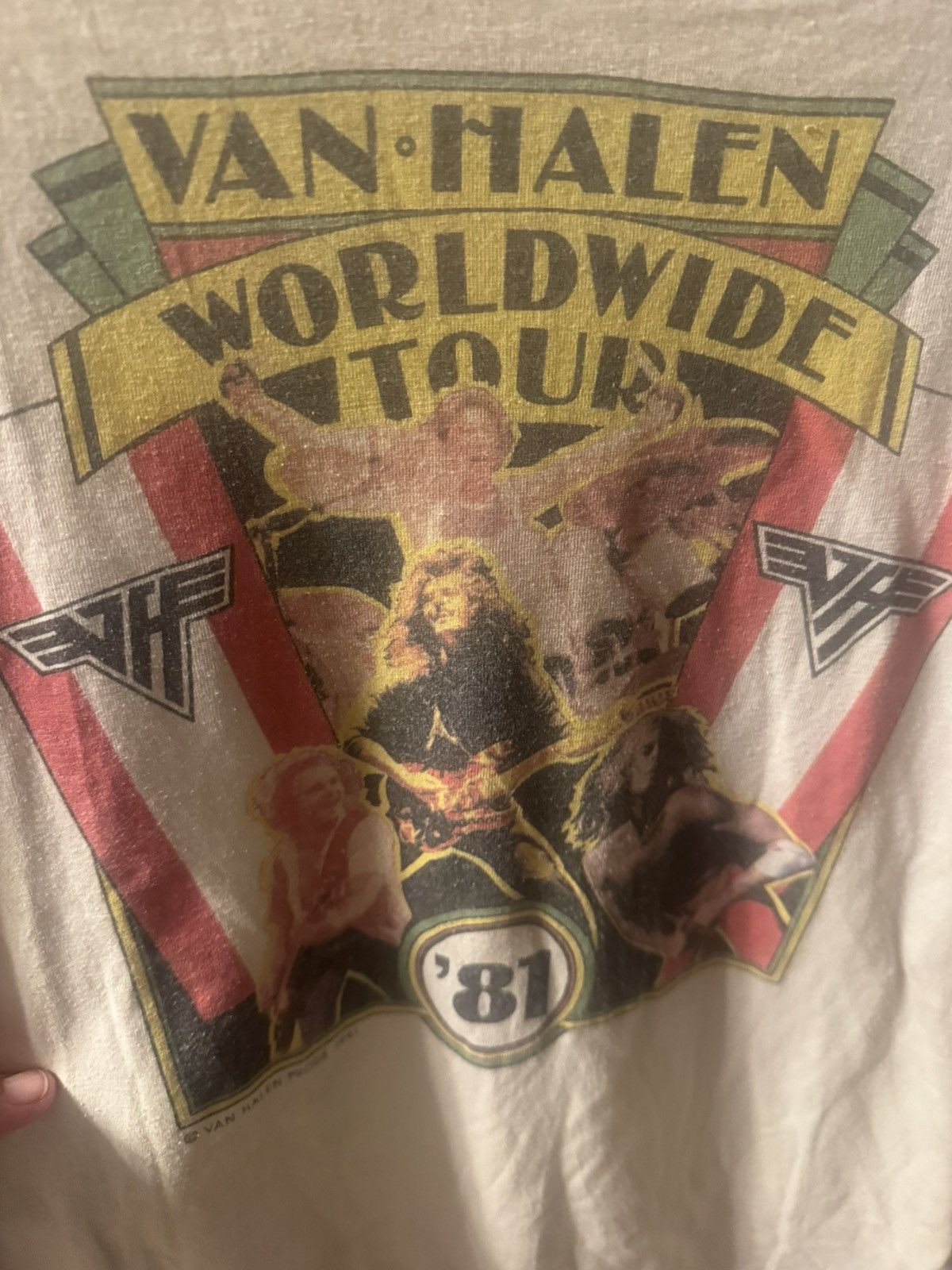 Other Van Halen Worldwide Tour '81 raglan jersey Size US M / EU 48-50 / 2 - 9 Thumbnail