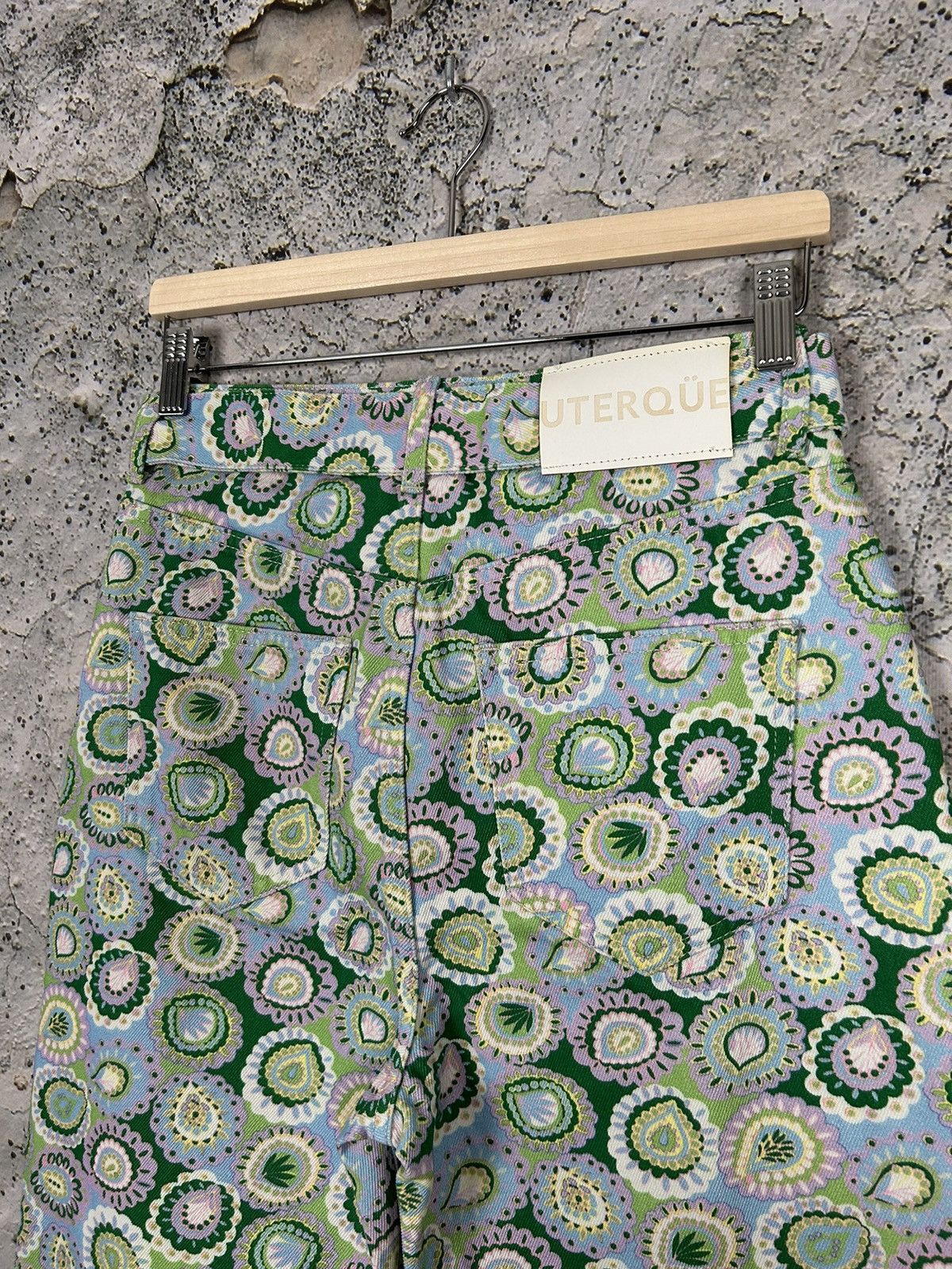 Japanese Brand Uterque Floral Denim Pants Jeans Vintage Streetwear Japanese Size 26" / US 2 / IT 38 - 5 Thumbnail