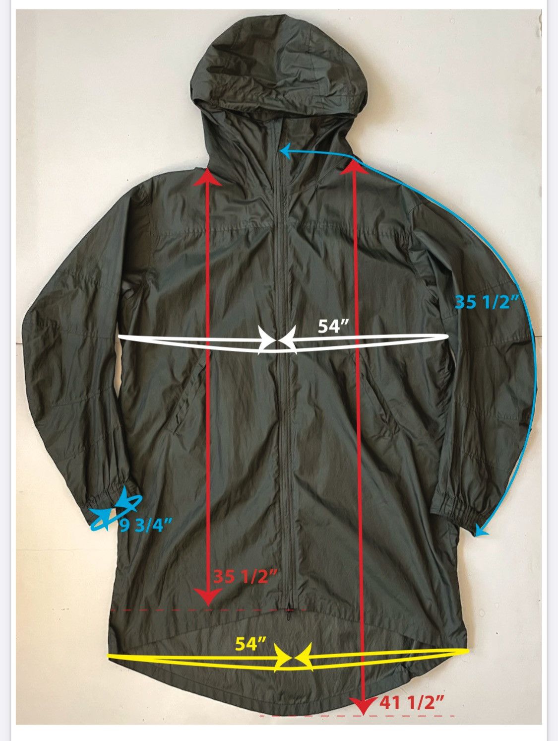 Filippa K Filippa K Mens Small Lightweight Water Resistant Zip Coat Size US S / EU 44-46 / 1 - 4 Thumbnail