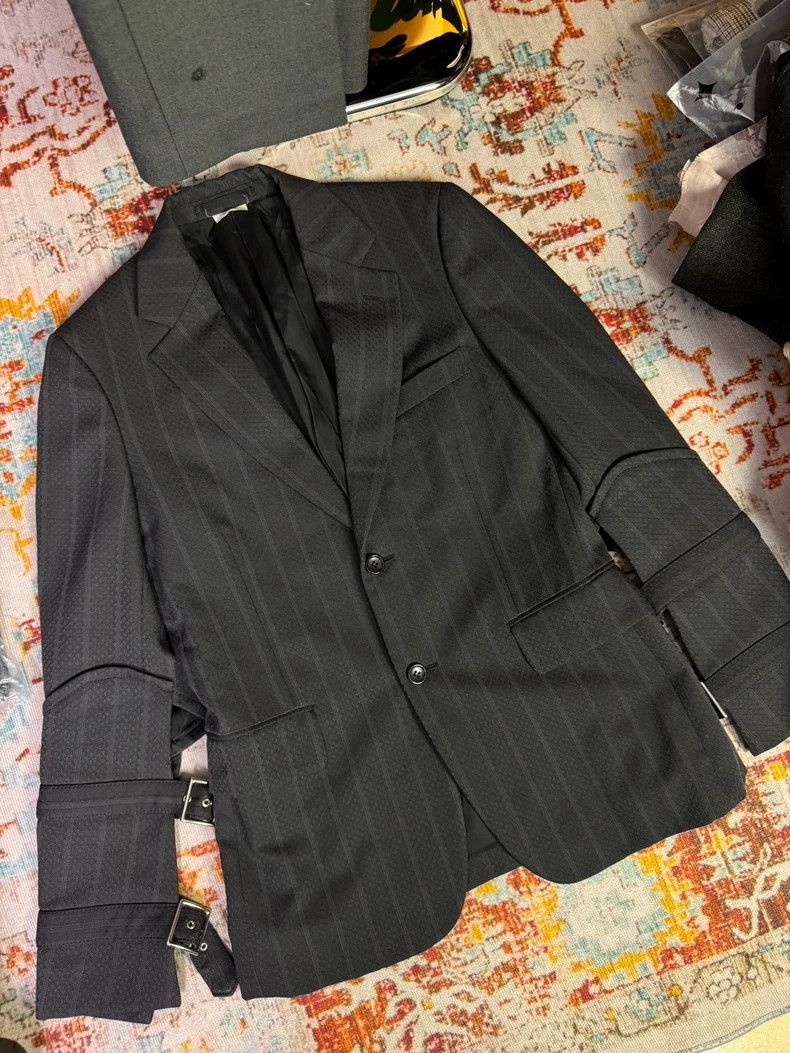 Other Comme Des Garcons Armor Armor Patchwork Suit Jacket Strap Size US S / EU 44-46 / 1 - 1 Thumbnail