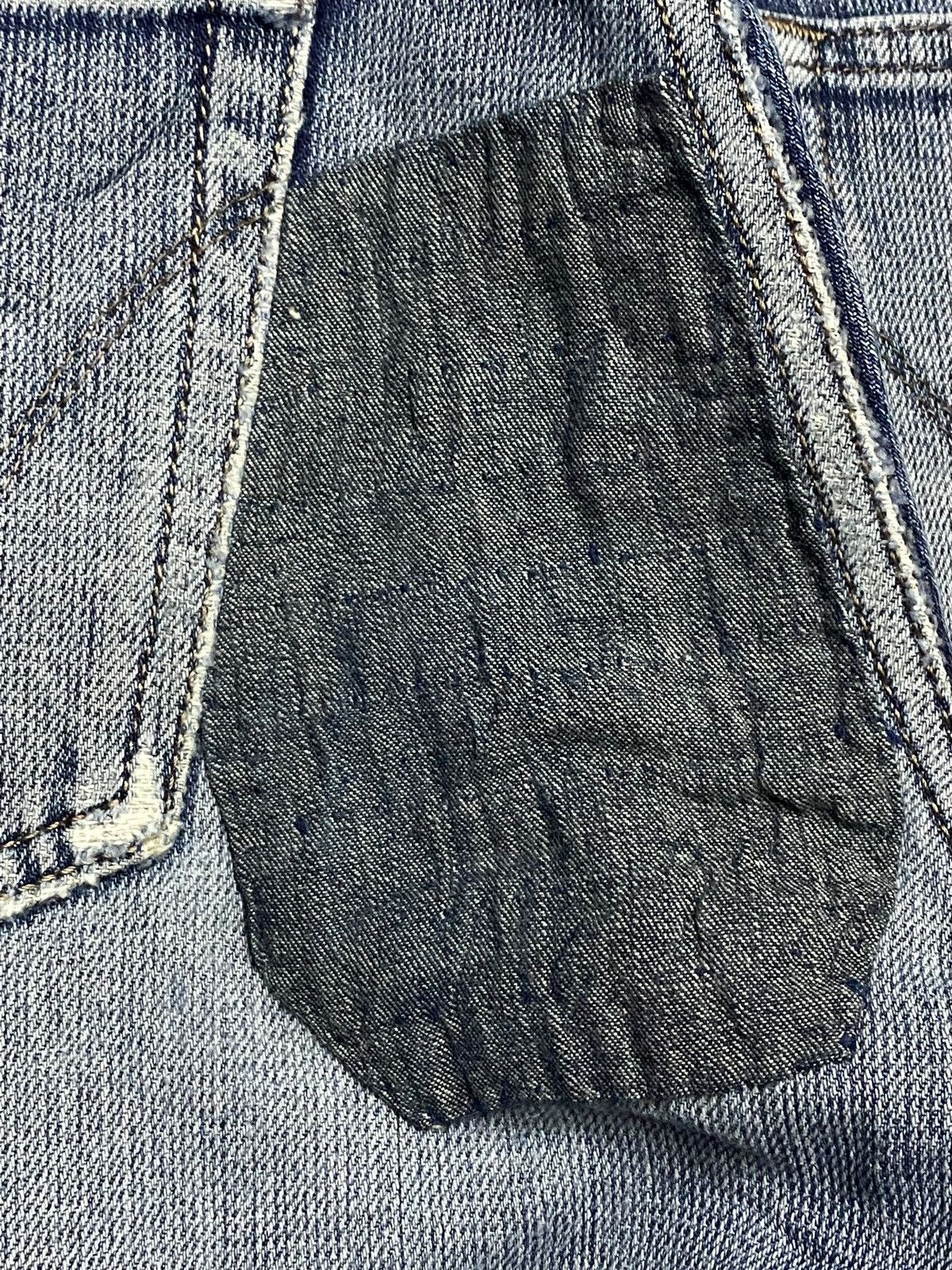 Edwin Vintage Japanese Brand E Funtion Edwin Tapered Leg Patched Size US 30 / EU 46 - 8 Thumbnail