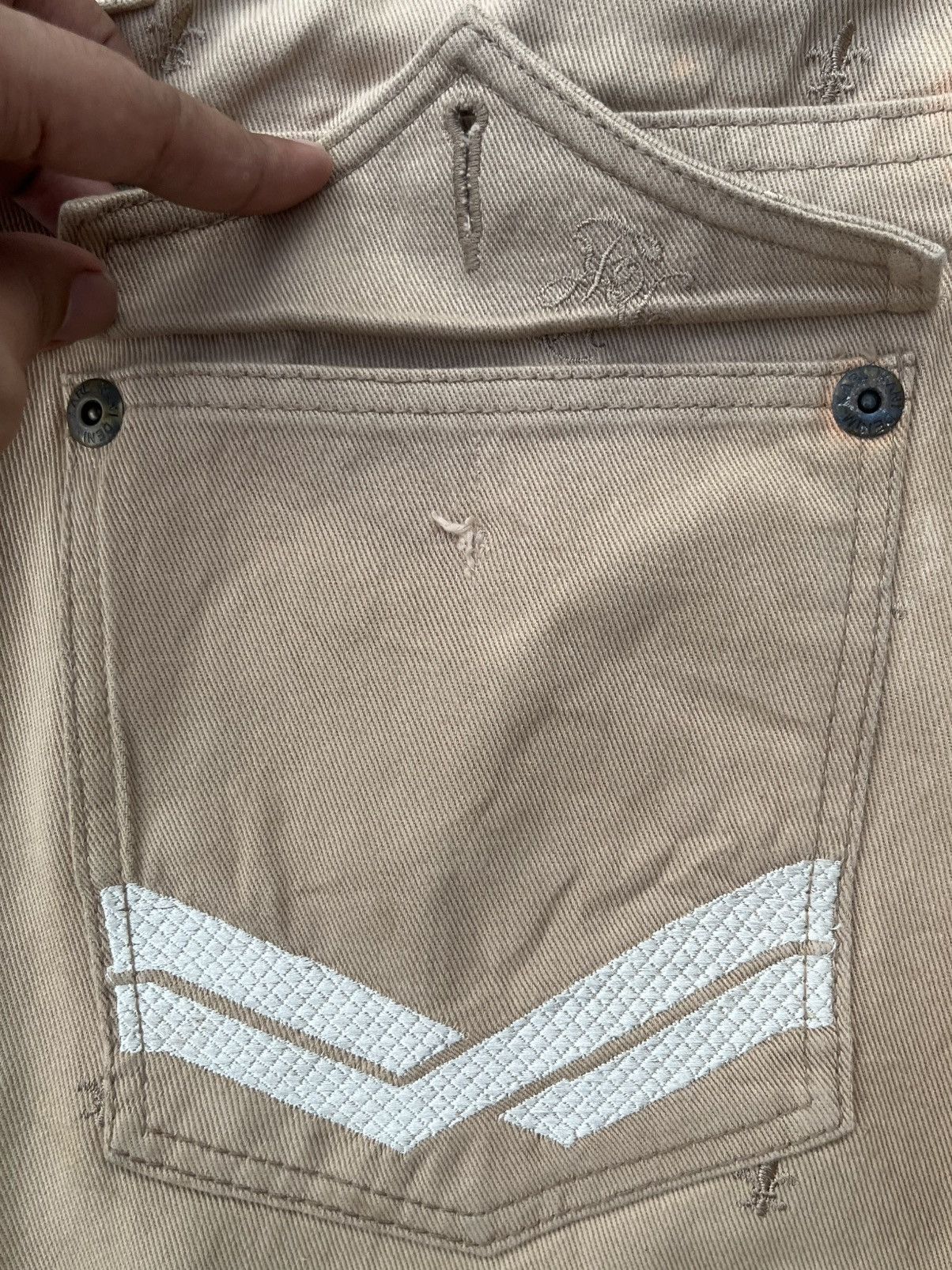 Karl Kani Vintage Karl Kani Dagger Embroidery All Over Loose Leg Pants Size US 32 / EU 48 - 11 Thumbnail