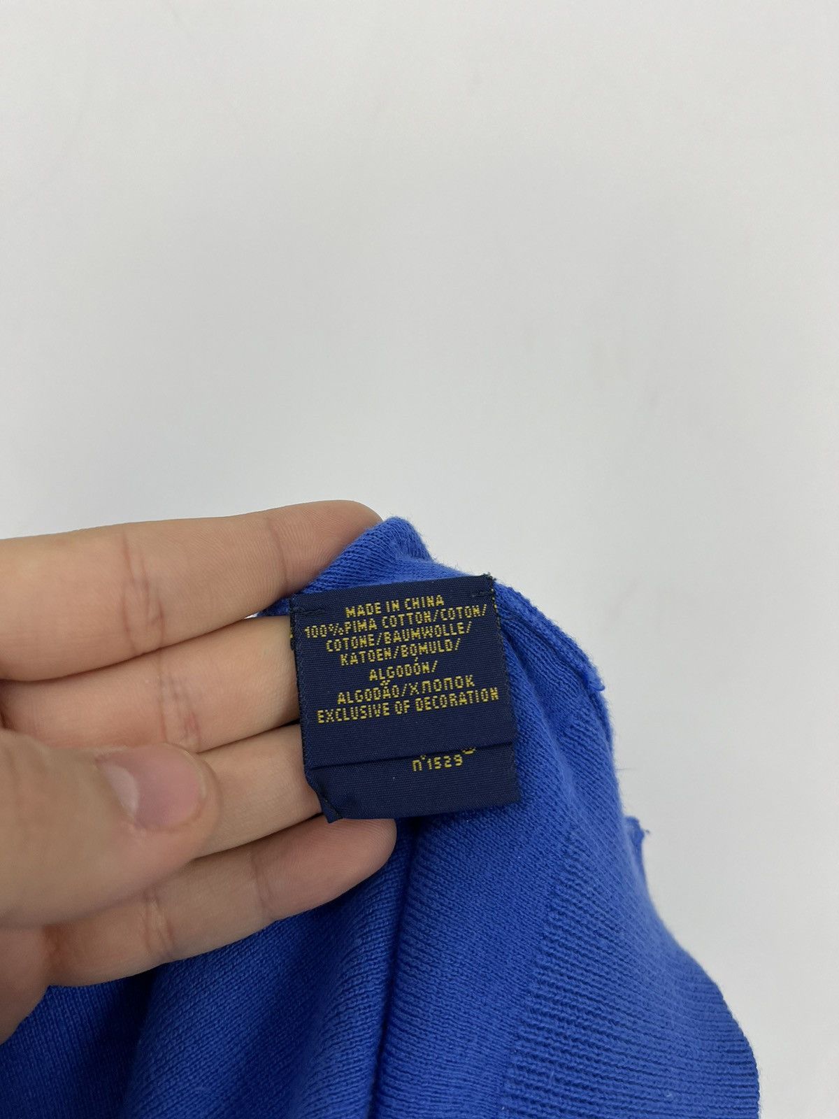 Polo Ralph Lauren × Ralph Lauren × Vintage Vintage Polo Ralph Lauren V-Neck Sweater 90s Navy Size US L / EU 52-54 / 3 - 10 Thumbnail