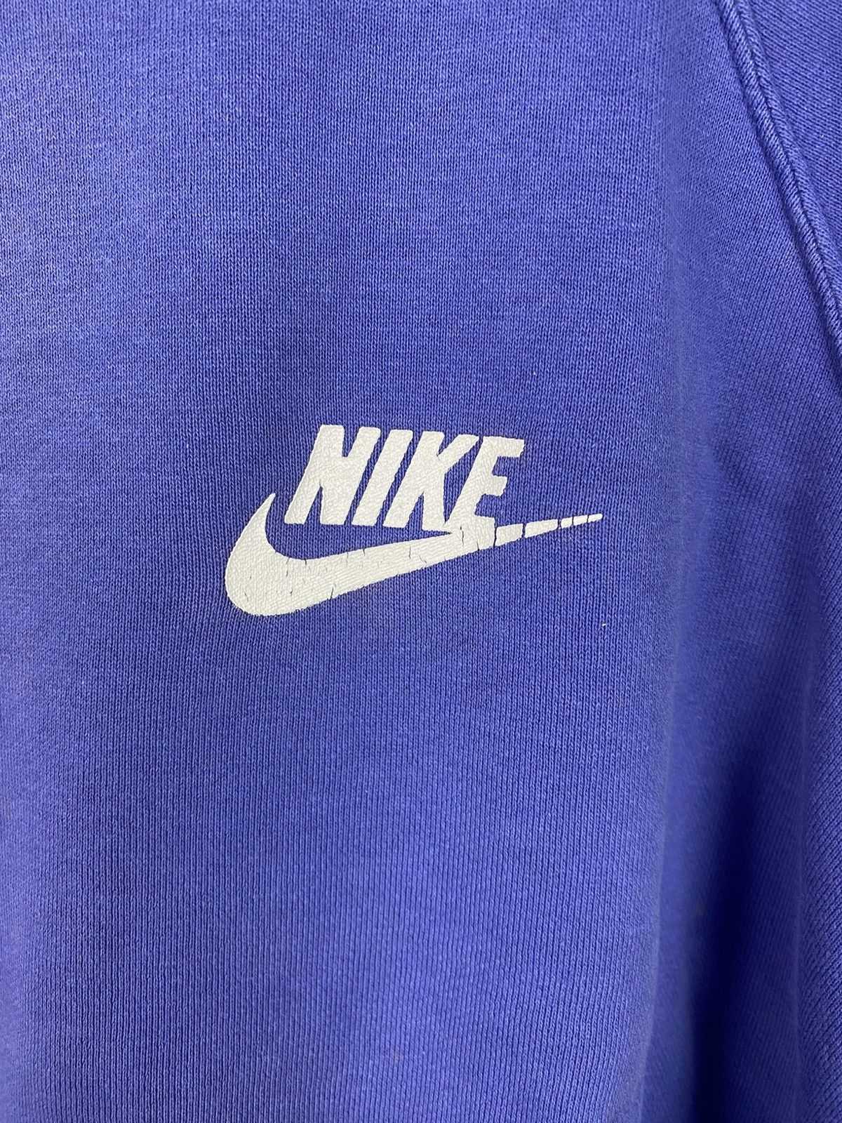 Nike Rare Vintage Japan 70s Nike Blue Tag Two-Tone Sweatshirt Size US L / EU 52-54 / 3 - 6 Thumbnail