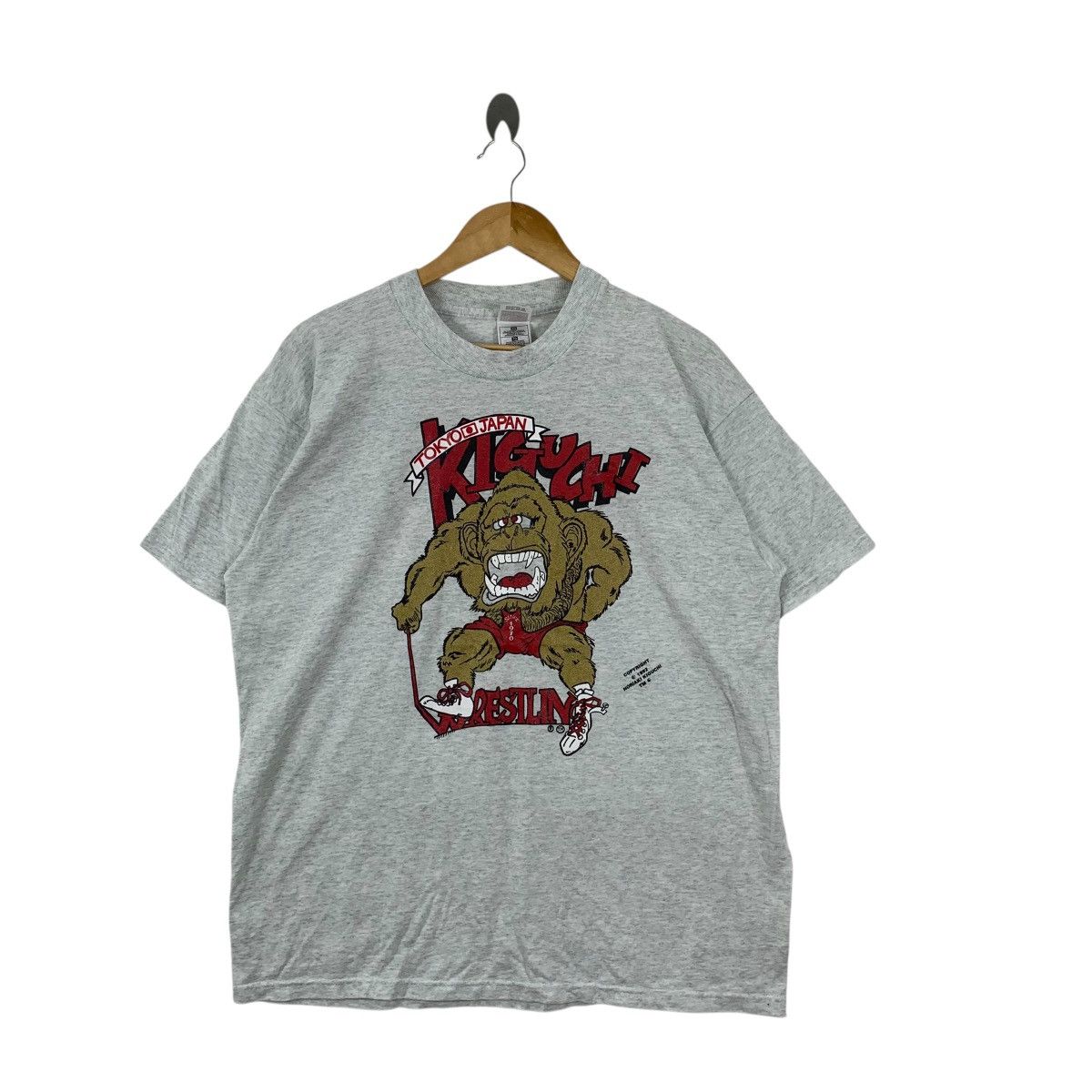 Vintage Vintage 1992 NORIAKI KIGUCHI WRESTLING Martial Art Tee Size US XL / EU 56 / 4 - 3 Thumbnail