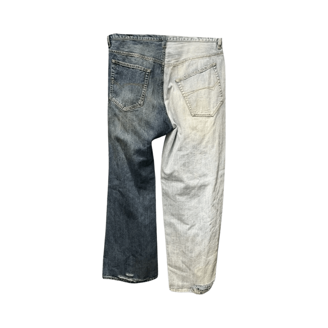 Balenciaga o1s1wg110226 Fifty-Fifty Pants In Blue Size US 30 / EU 46 - 2 Thumbnail