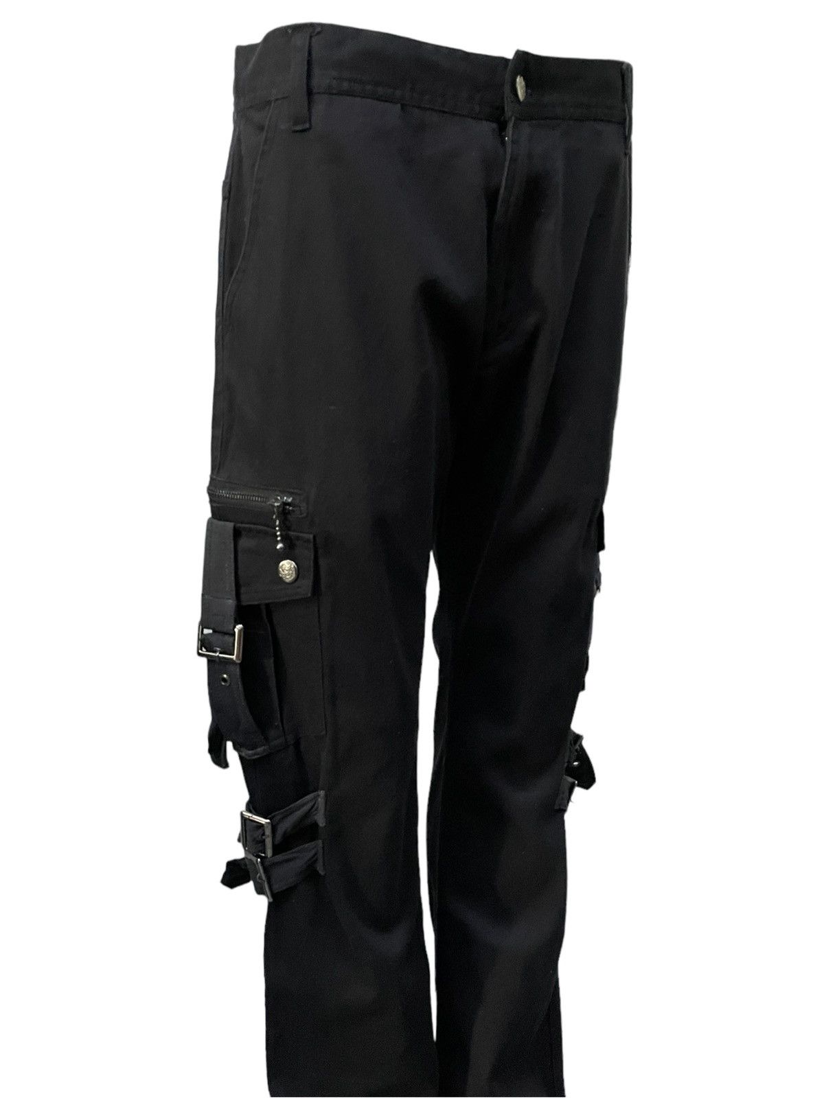 In The Attic × Japanese Brand In The Attic Growth Japan Cargo Bondage Goth Pants Size US 32 / EU 48 - 4 Thumbnail