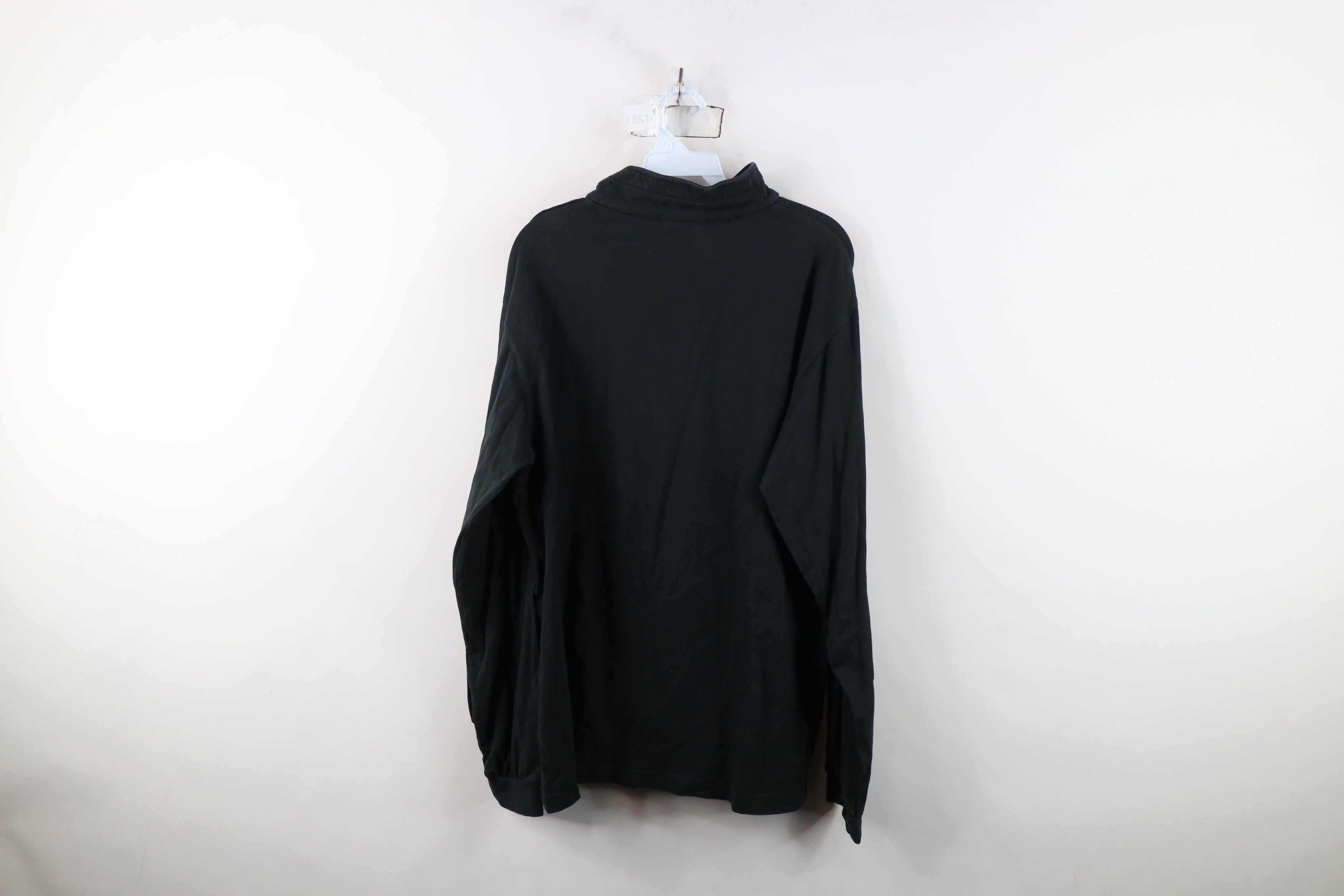 Spyder Vintage 90s Spyder Big Log Web Half Zip Mock Neck Shirt Size US L / EU 52-54 / 3 - 12 Thumbnail