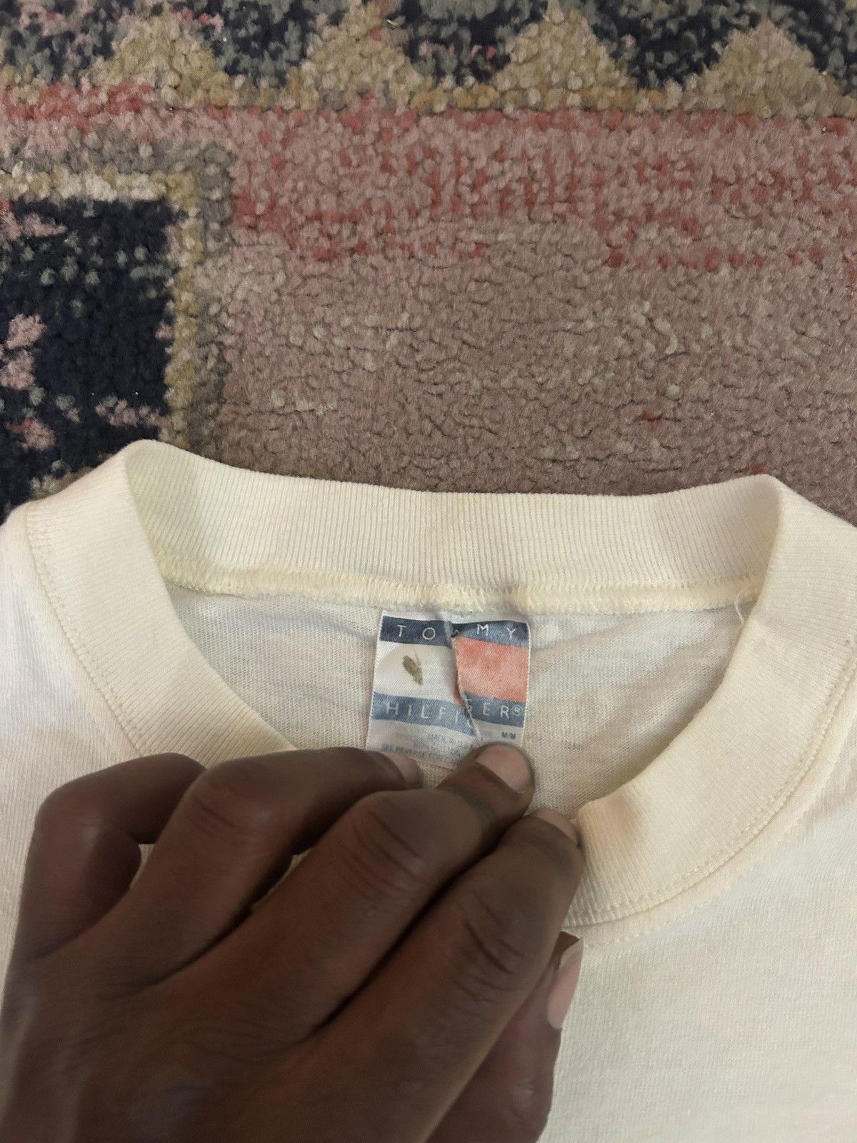 Tommy Hilfiger Vintage 90’s Tommy Hilfiger Long Sleeve T Shirt Size US XL / EU 56 / 4 - 3 Thumbnail
