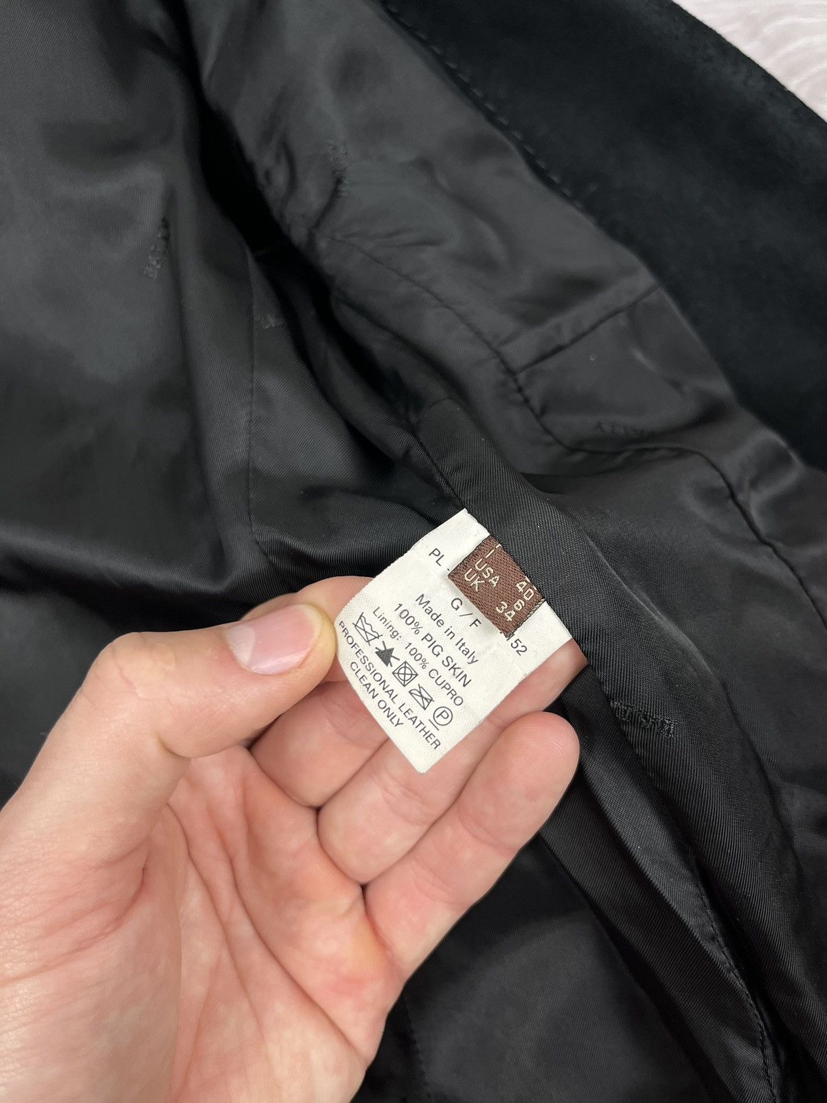 Bally Bally Vintage Black Suede Leather Avante Garde Jacket Size M / US 6-8 / IT 42-44 - 11 Thumbnail