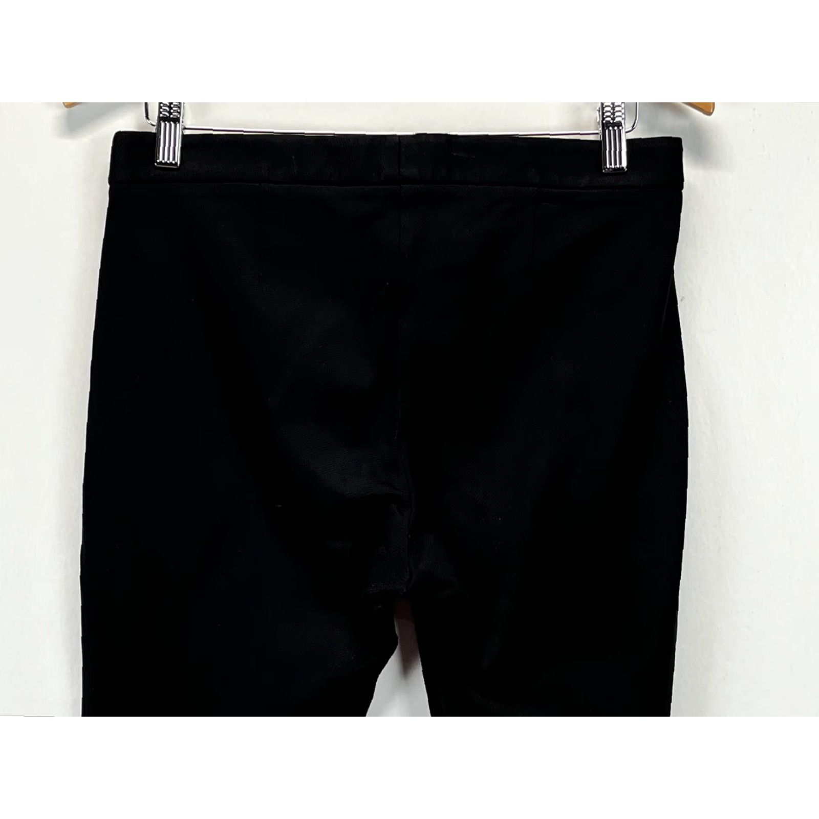 Theory Theory Adalwen Knit Pants Womens 6 Black Slim Ankle Stretch Zip Pockets Career Capsule City Modern Size 28" / US 6 / IT 42 - 4 Thumbnail