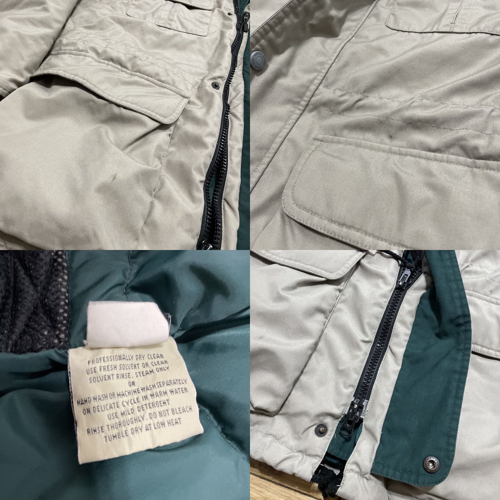 Eddie Bauer Vtg Eddie Bauer Goose Down Puffer Parka Jacket Men M Quilt Hood Khaki Ridge Line Jacket Size US M / EU 48-50 / 2 - 11 Thumbnail