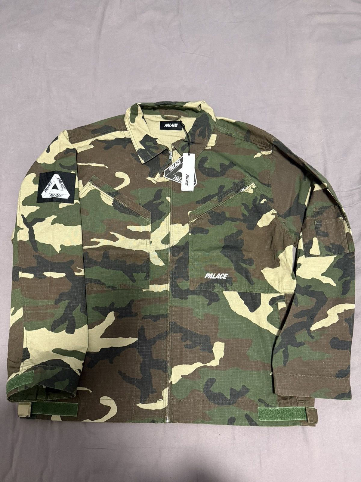 Palace Palace aviator Jacket parka camo Size US XL / EU 56 / 4 - 1 Thumbnail
