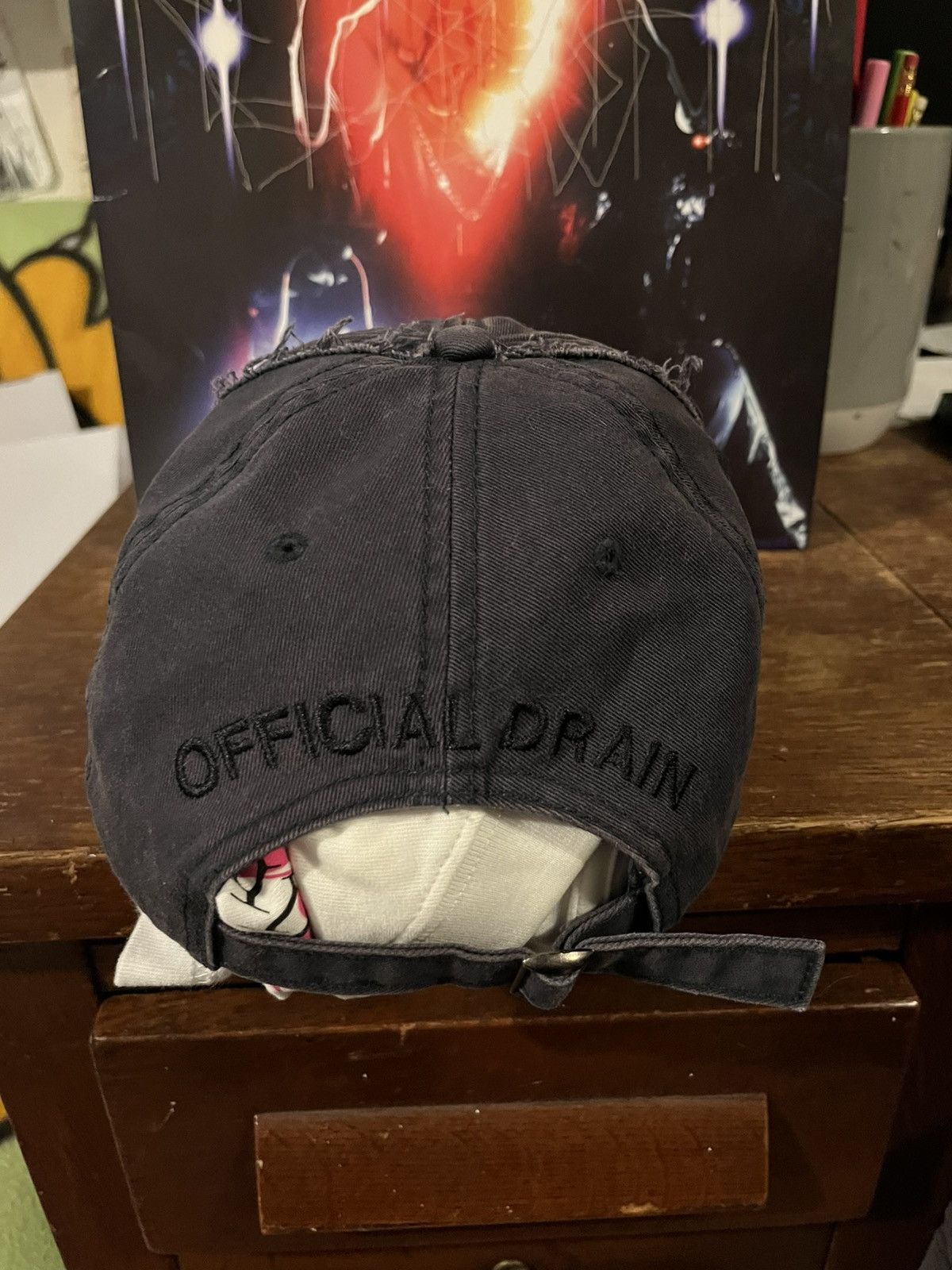 Drain Gang Bladee Navy D-9 Hat Size ONE SIZE - 3 Thumbnail