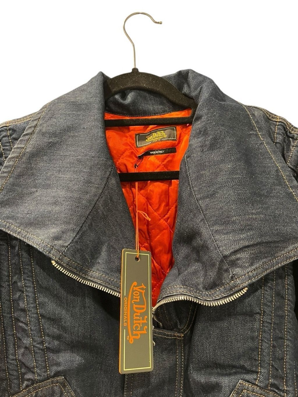 Von Dutch VTG NWT Von Dutch Denim Beaded Laurence Jacket Size Med Size M / US 6-8 / IT 42-44 - 8 Thumbnail