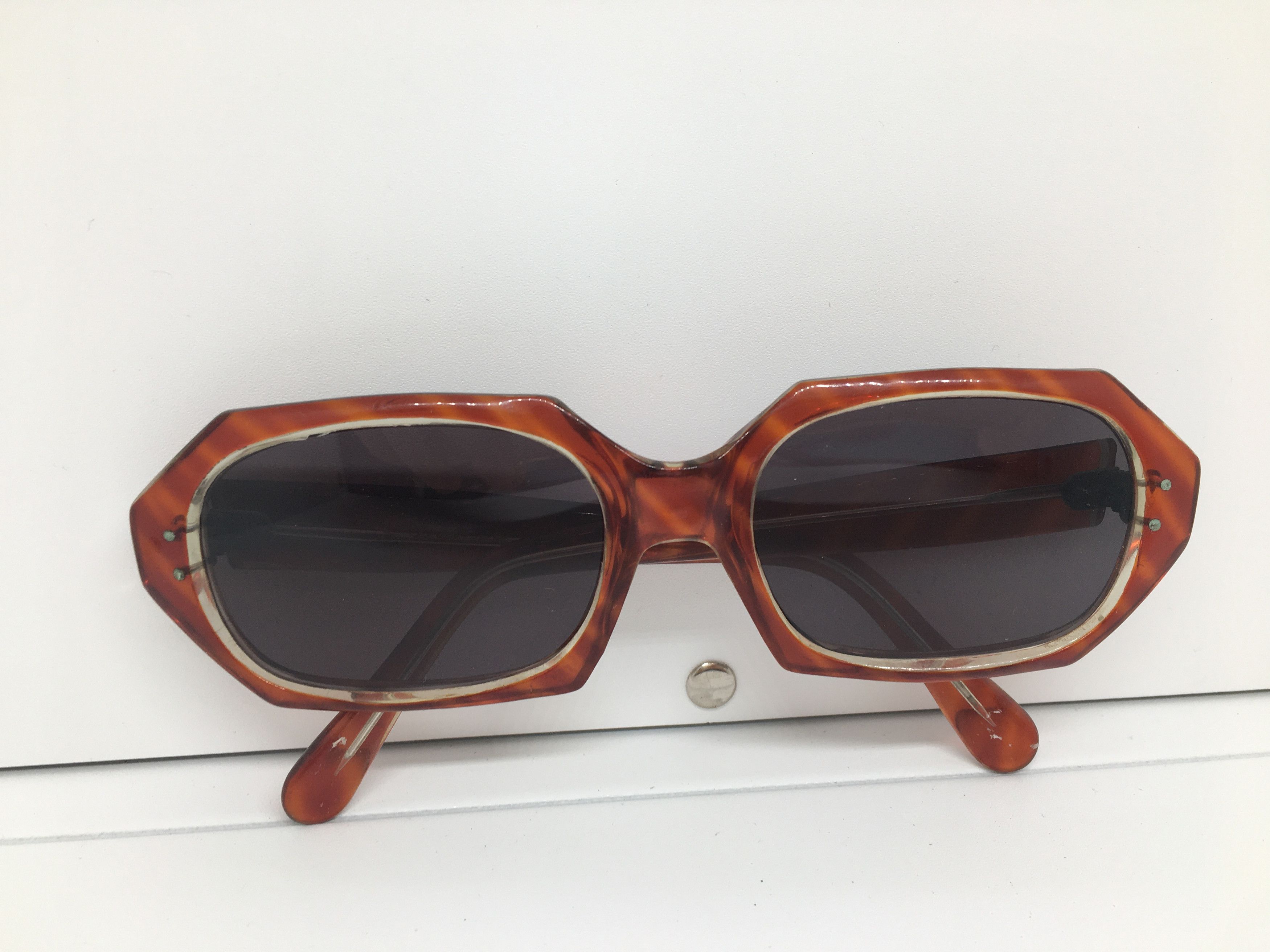 Vintage Vintage Handmade France Sunglasses Frame Size ONE SIZE - 8 Thumbnail