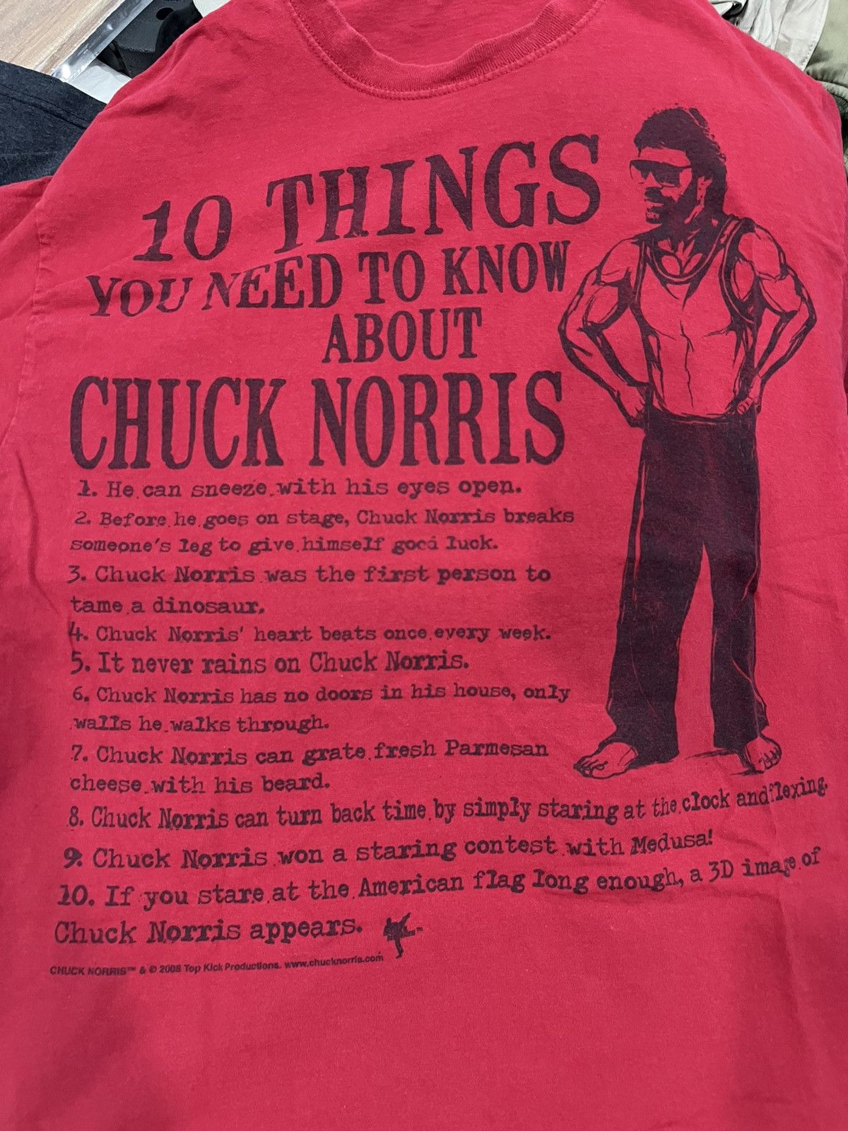 Other Vintage 00s Chuck Norris 10 T-shirt Size US L / EU 52-54 / 3 - 6 Thumbnail