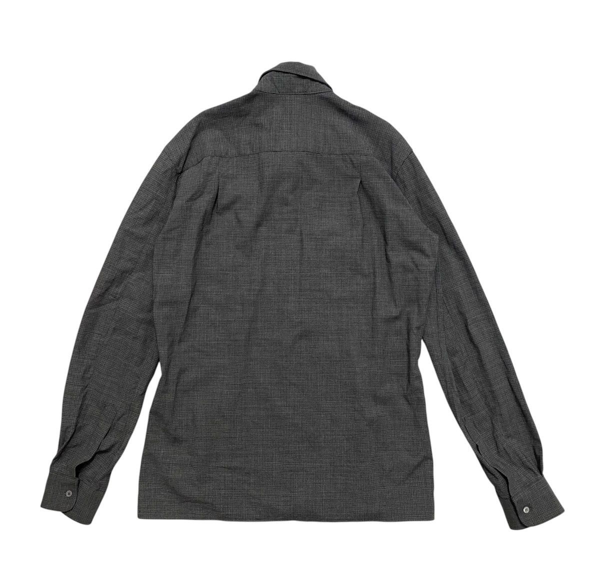 Raf Simons Vintage Raf Simons Button up Wool Shirt Size US M / EU 48-50 / 2 - 2 Thumbnail