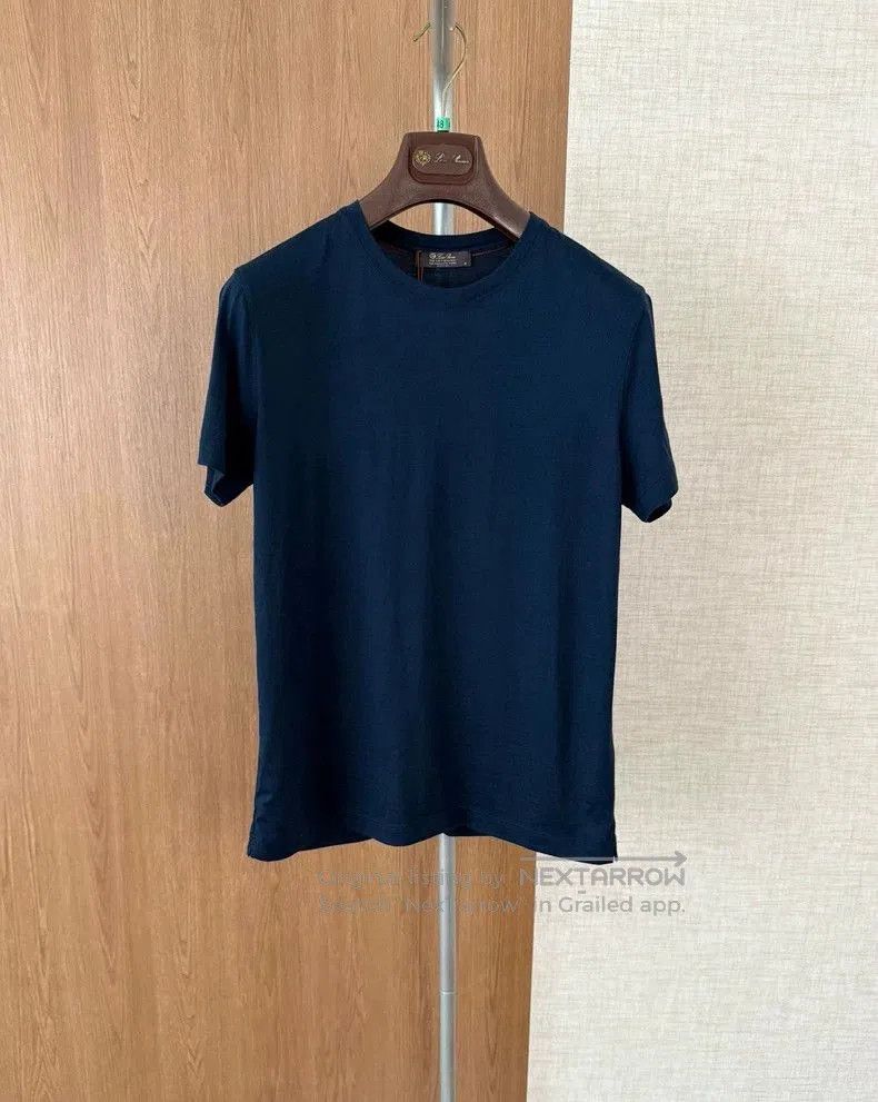 Loro Piana Loro Piana Round Neck Short Sleeve T-shirt. Size US S / EU 44-46 / 1 - 1 Thumbnail