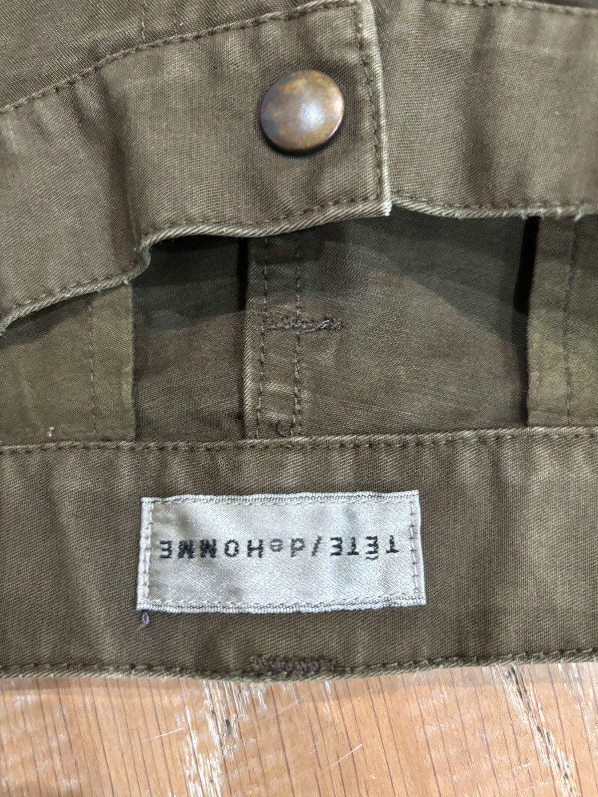 Tete Homme Tete Homme Bondage Style Cargo Pants Size US 31 - 3 Thumbnail