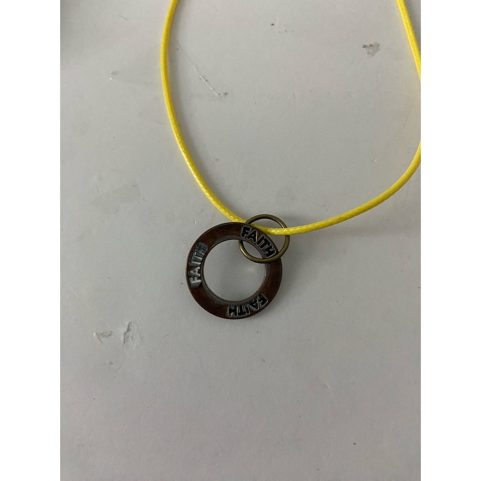 Handmade faith pendant necklace Size ONE SIZE - 4 Thumbnail